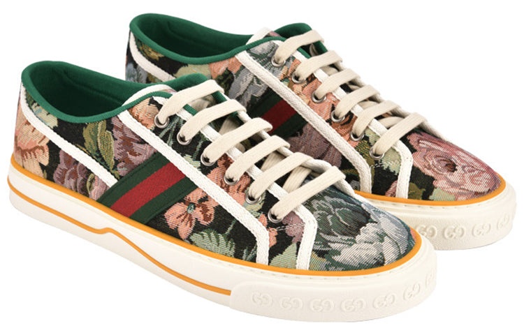 (WMNS) Gucci Tennis 1977 Shoes 'Green Multi' 606111-2MW30-4970 - 2