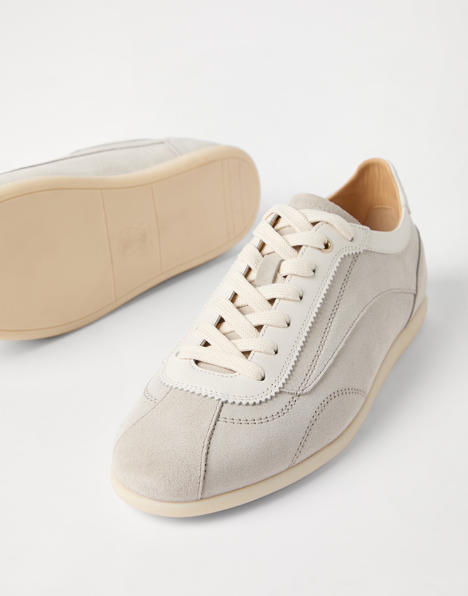 Washed suede sneakers with slim outsole - 3