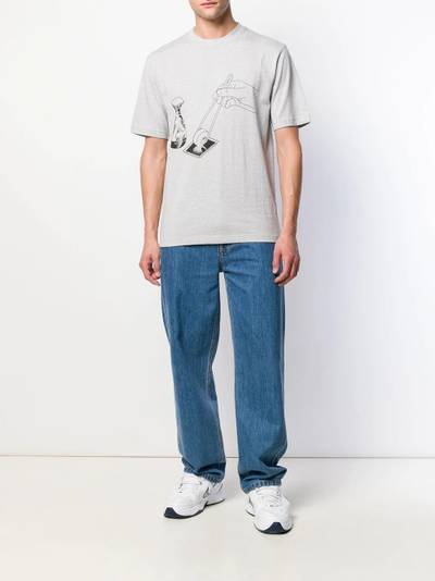 PALACE chopsticks print T-shirt outlook