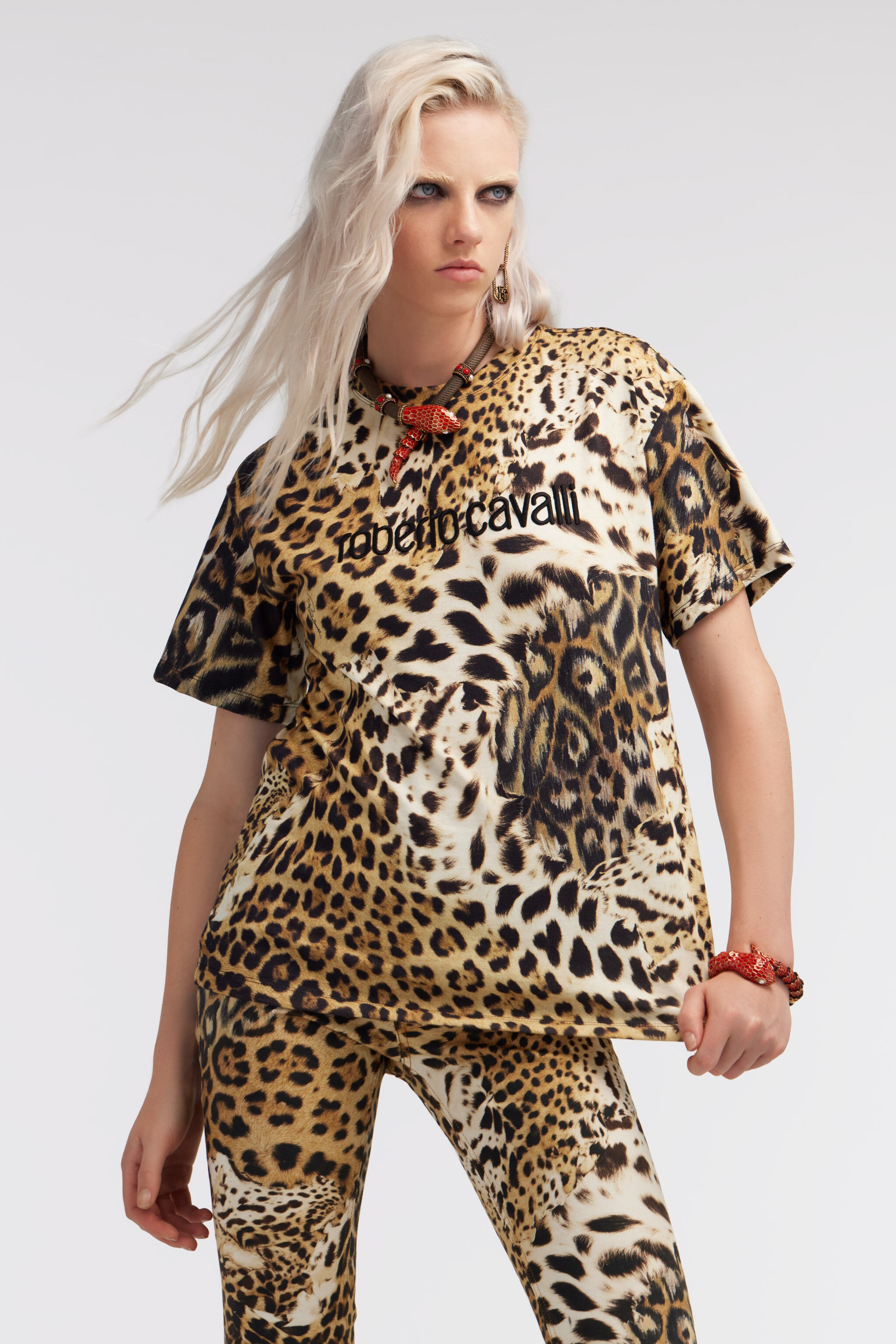 T-shirt with Jaguar Skin print - 5