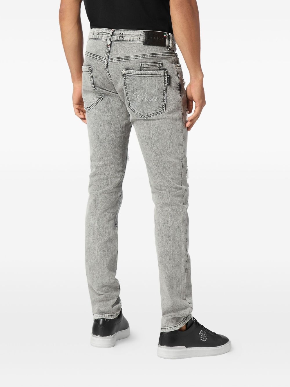 distressed-effect jeans - 3