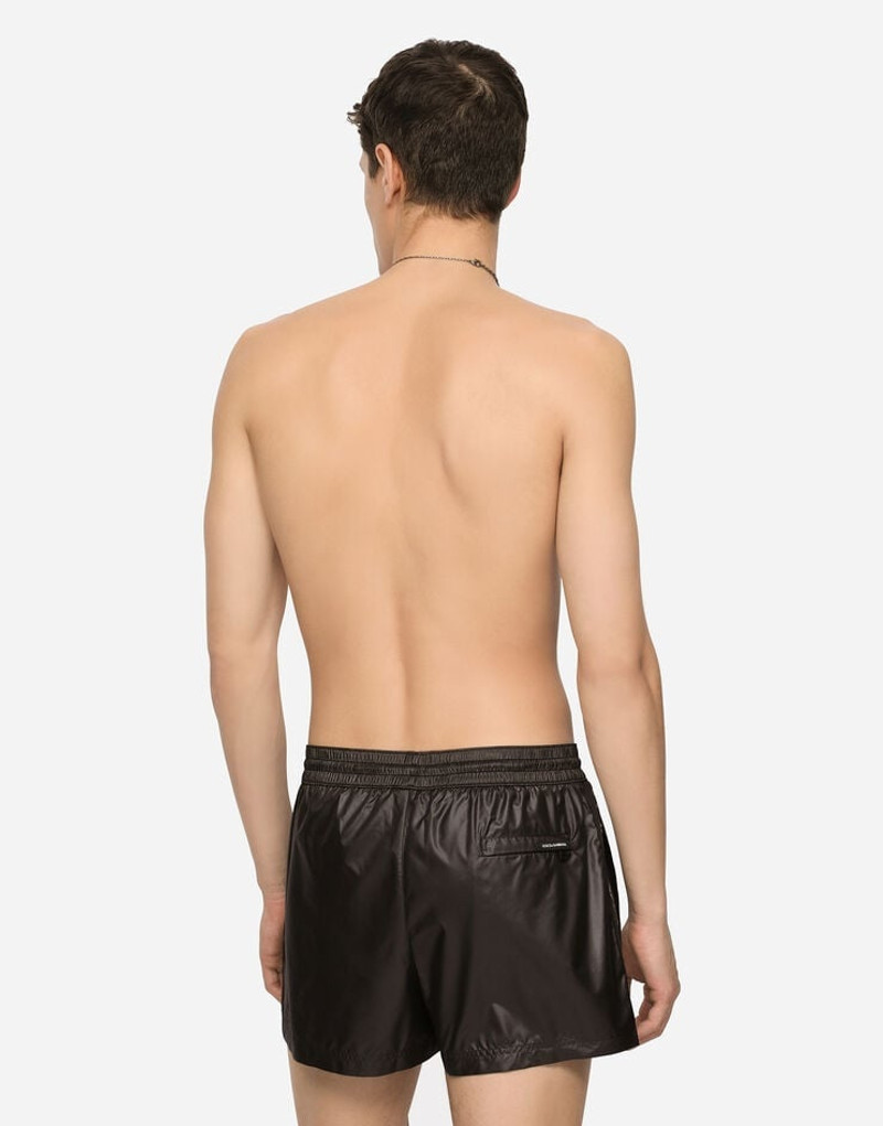 Dolce & Gabbana Short swim trunks with side bands outlook