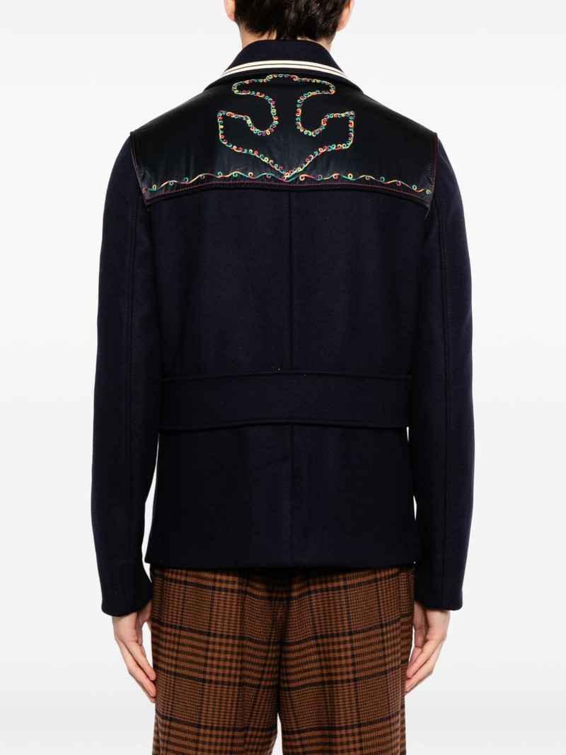 double-breasted embroidered jacket 4
