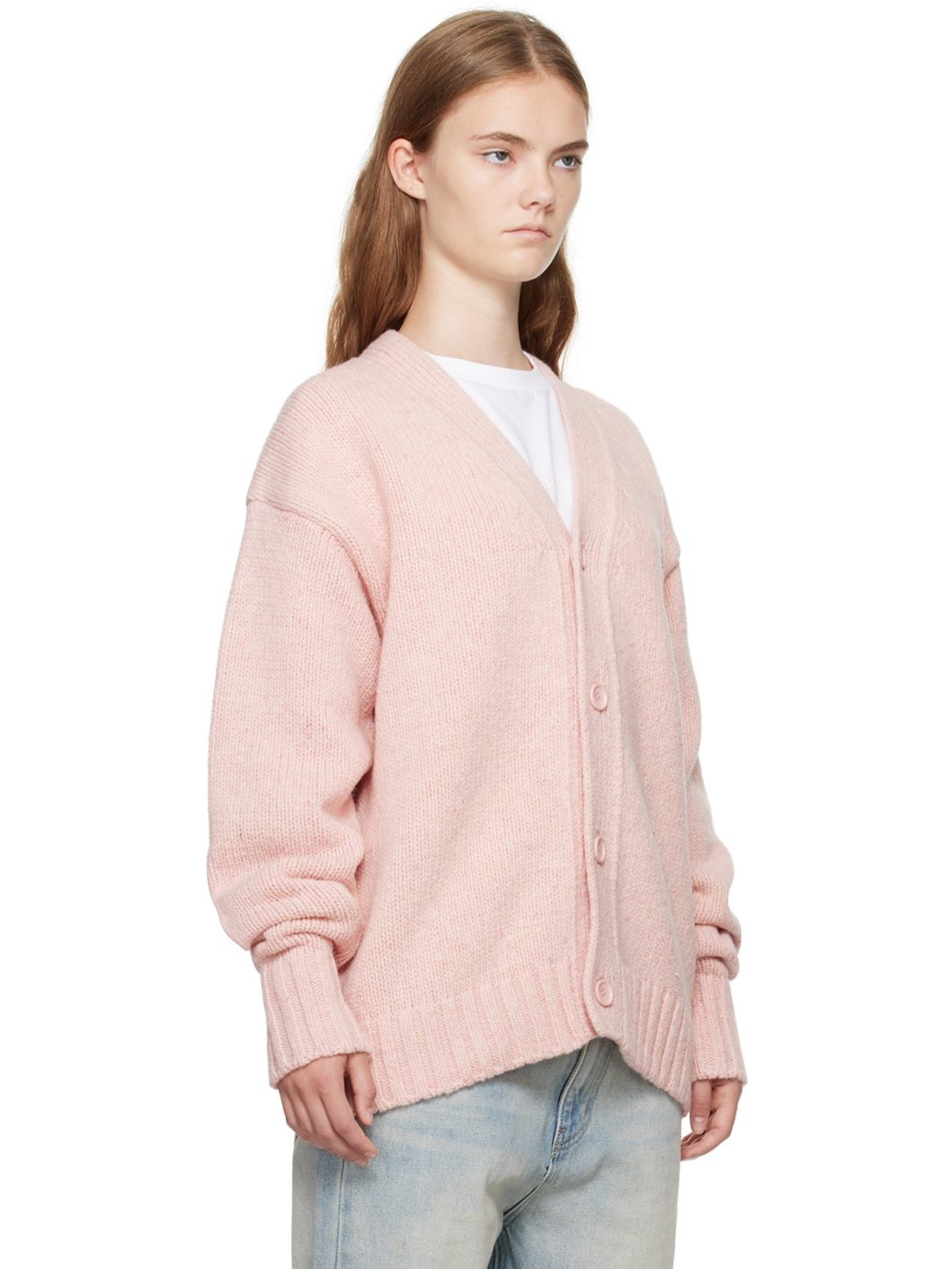 Pink Chunky Cardigan - 2