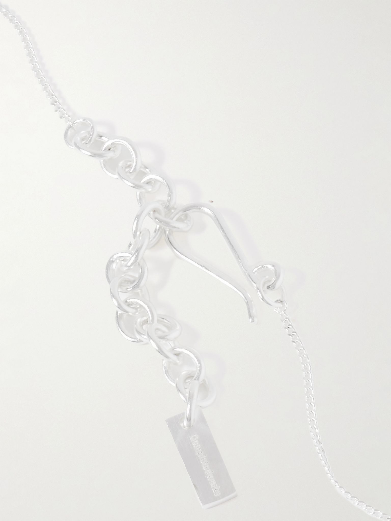 Silver-plated pearl necklace Silver - 3