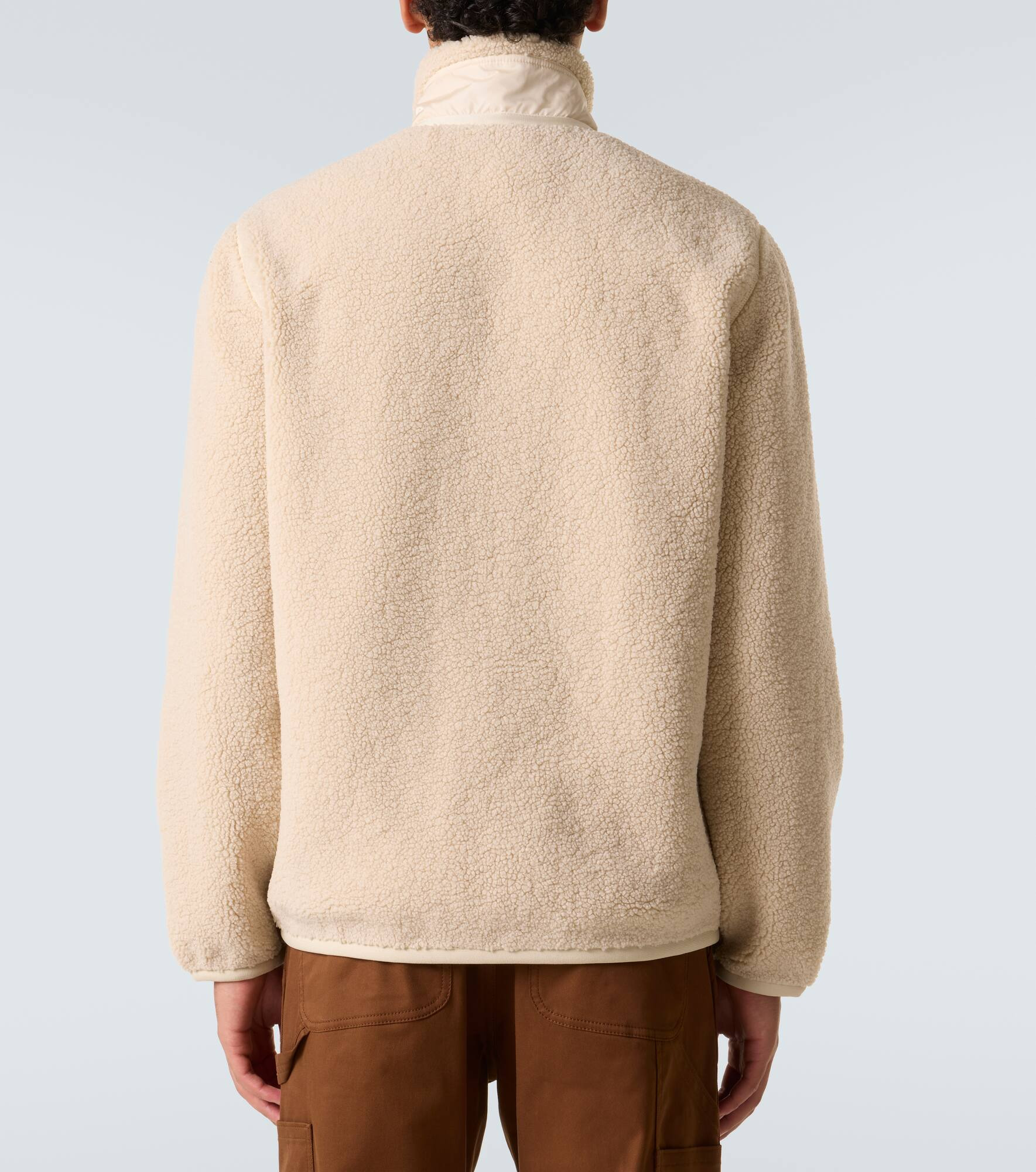 Fleece zip-up cardigan - 4