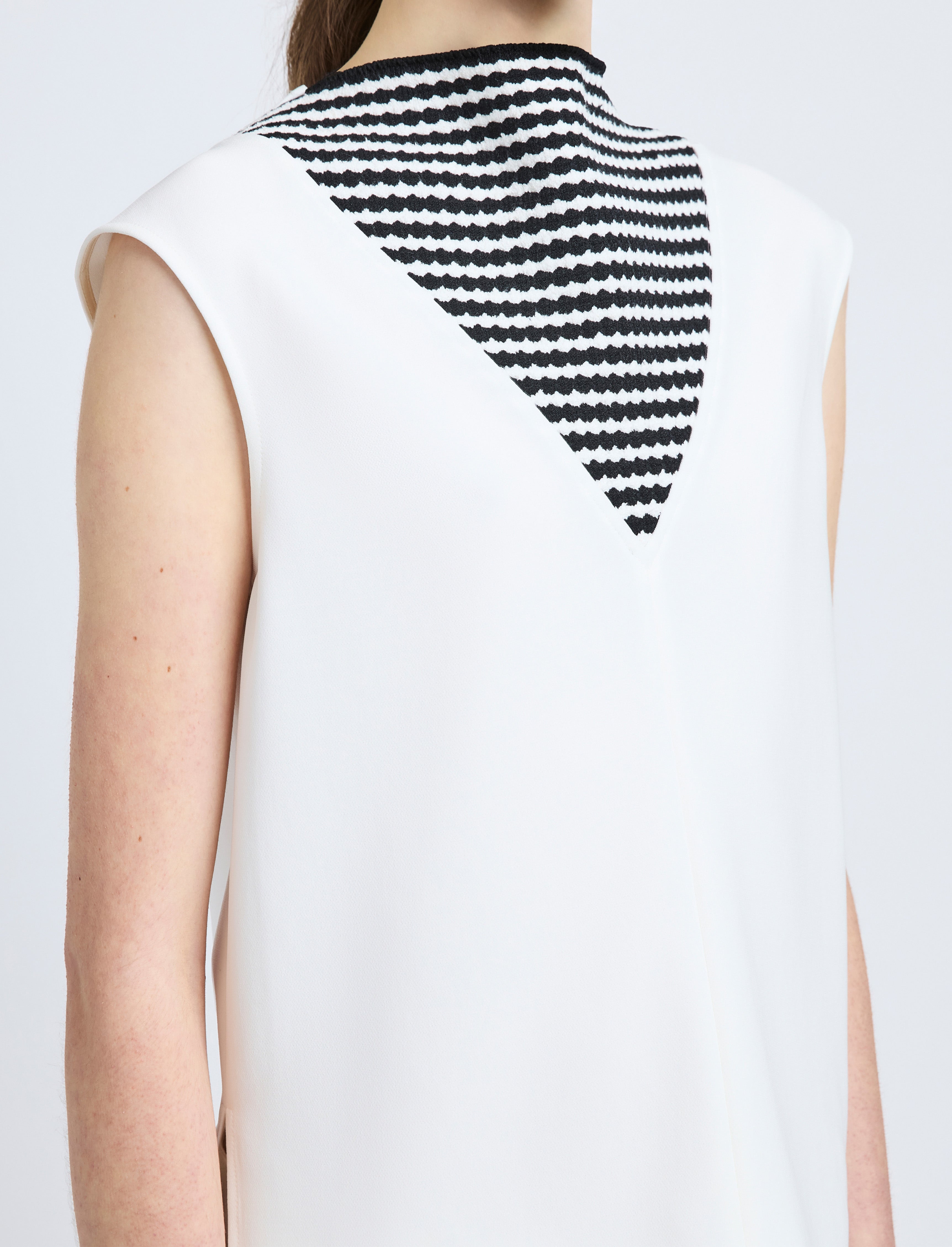Prescott Top in Matte Viscose Crepe - 6