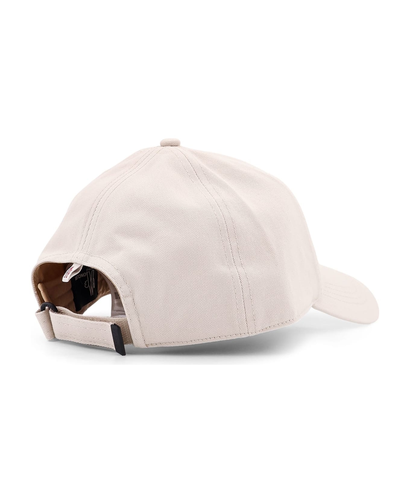 Cotton Baseball Hat With Logo Patch - 3