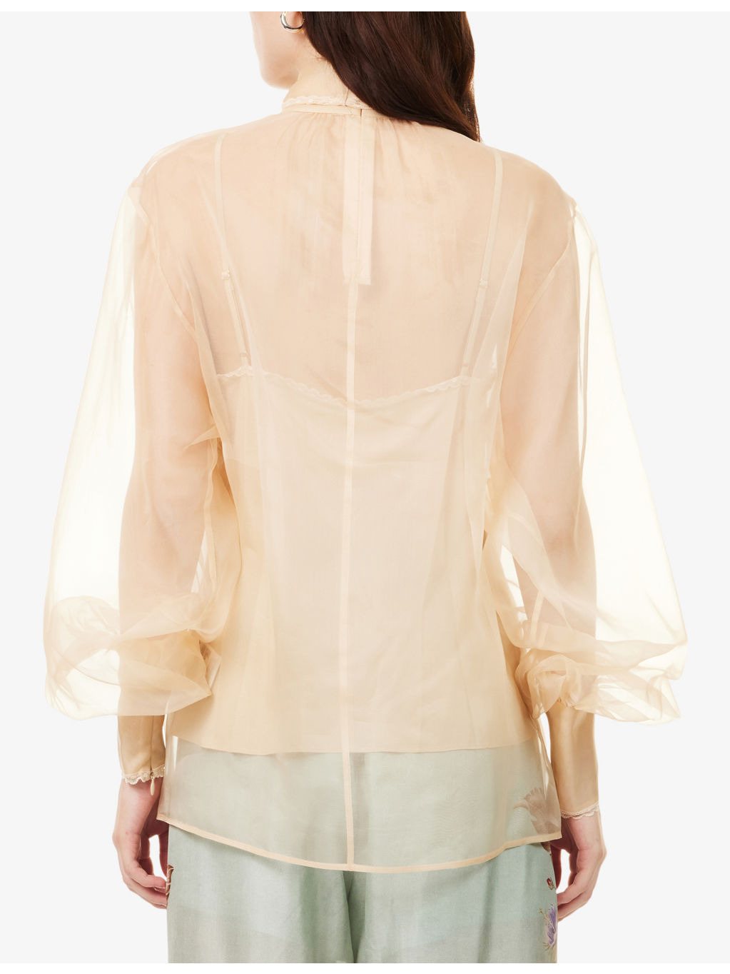 Memento Organza Silk Blouse - 4