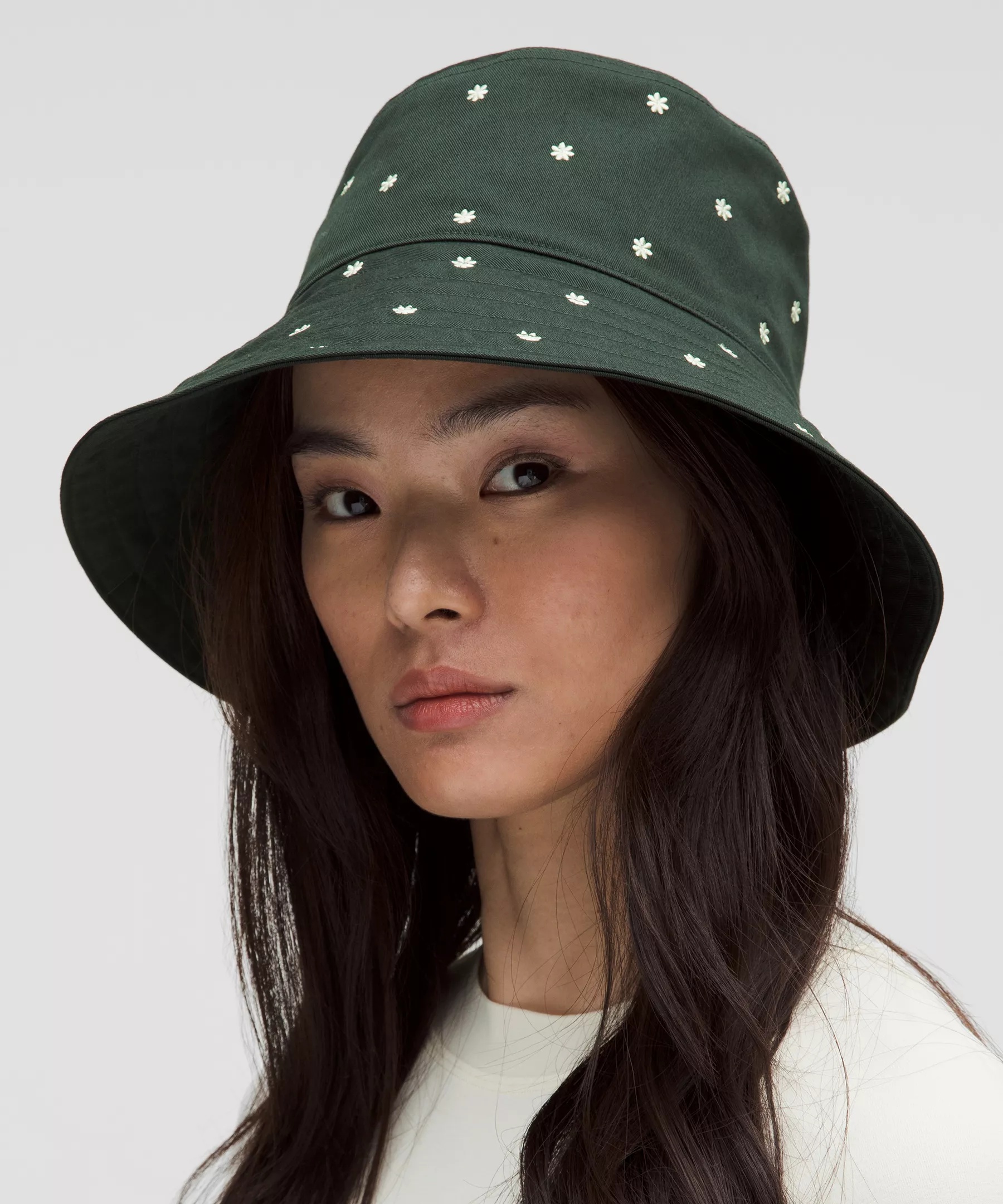 Women's Cotton Twill Wide-Brim Hat - 2
