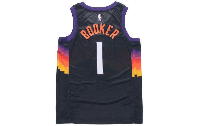 Nike Nike NBA Retro Jersey Vest SW Fan Edition Phoenix Suns Devin Booker 1 Black CN1773-013 outlook