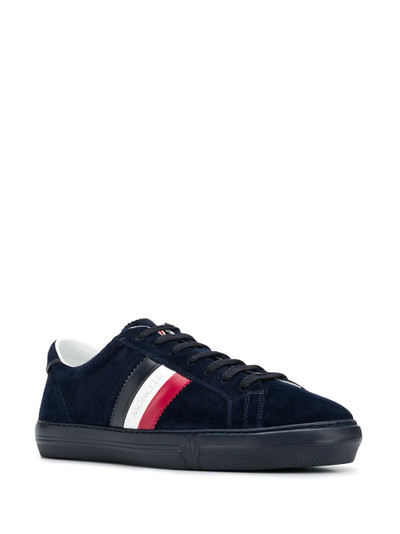 Moncler side stripe low-top trainers outlook