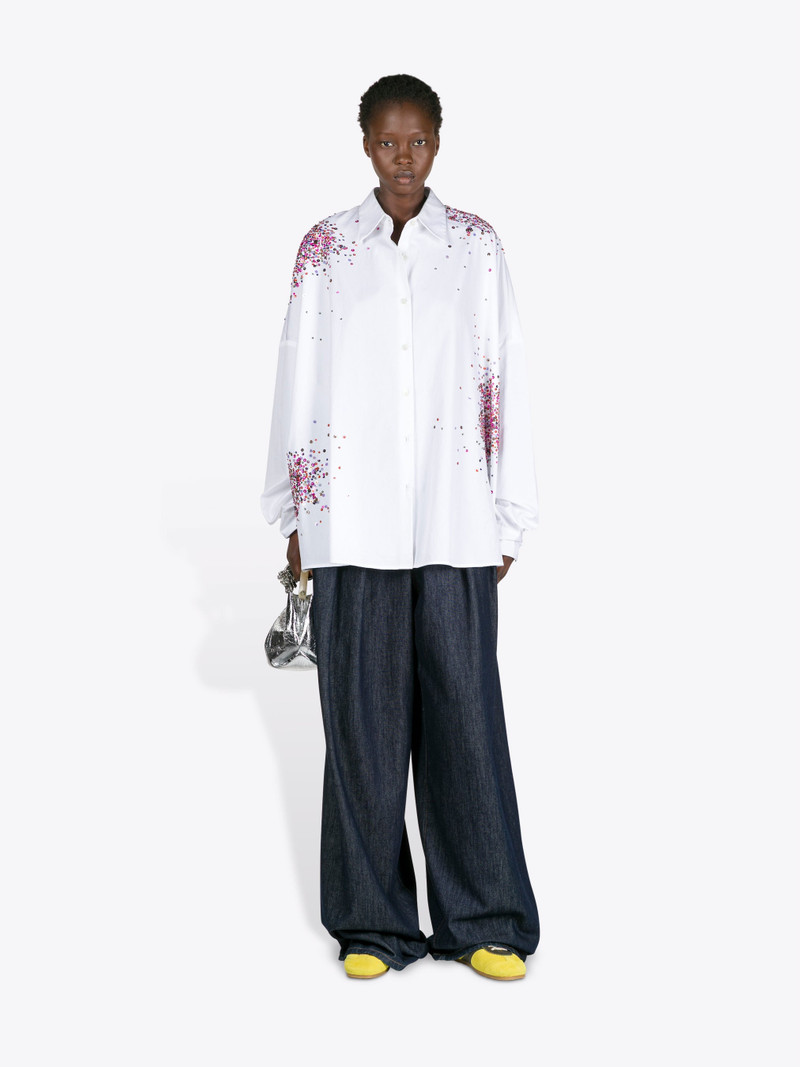Dries Van Noten EMBELLISHED COCOON SHIRT outlook