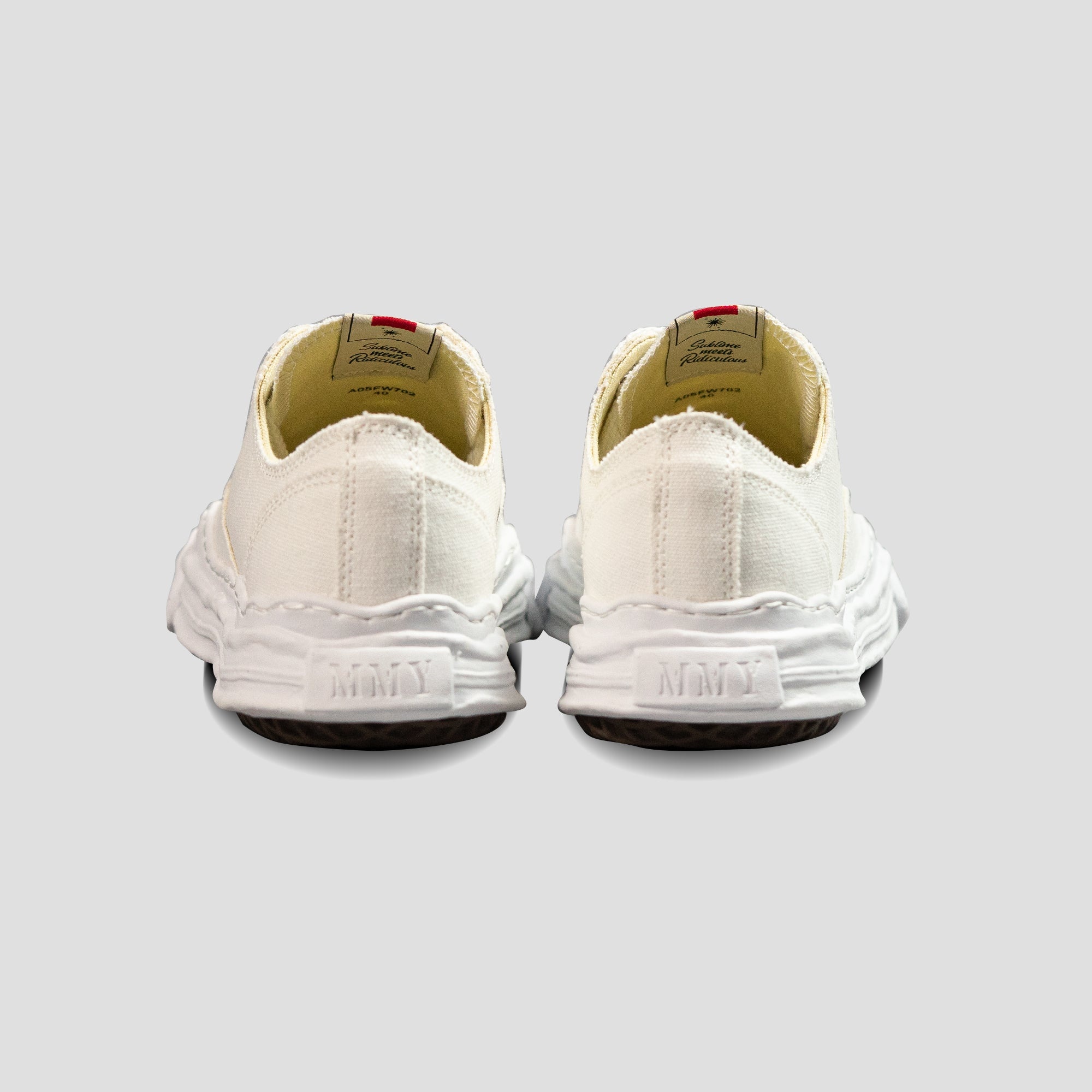 HANK OG SOLE CANVAS LOW TOP SNEAKERS - 4