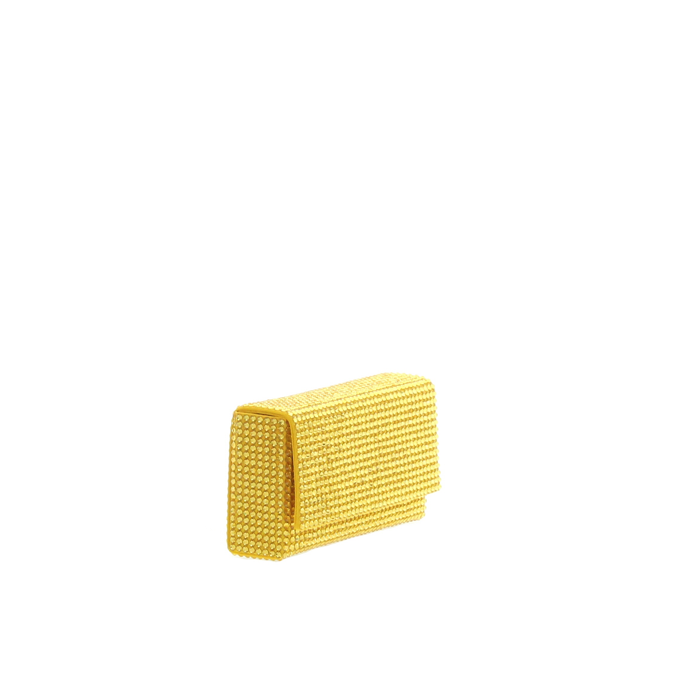 Amina Muaddi – Superamini Paloma Satin Golden Yellow - 2
