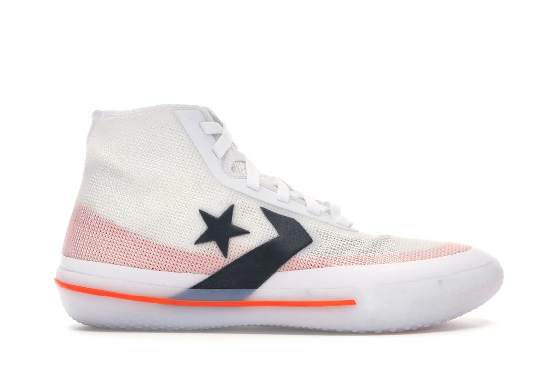 Converse All Star Pro BB White Black Orange - 1