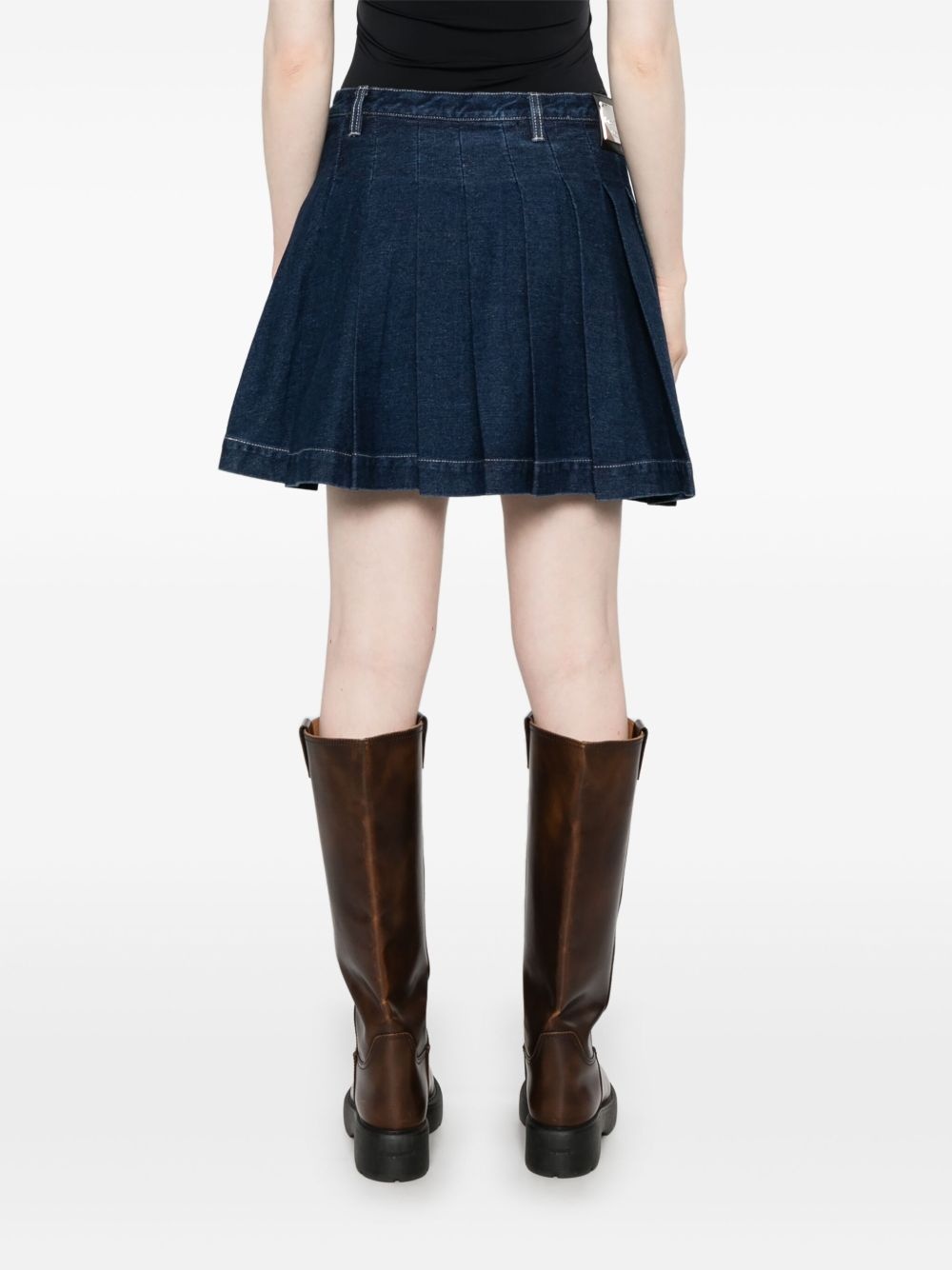 pleated mini skirt - 4