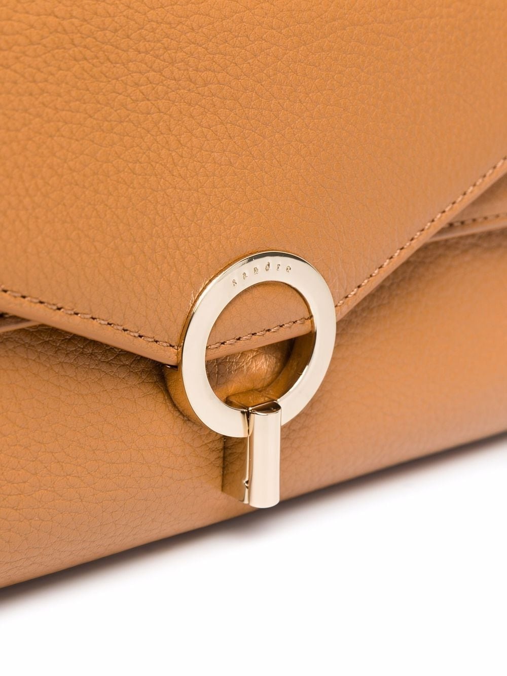 ring-detail clutch bag - 5