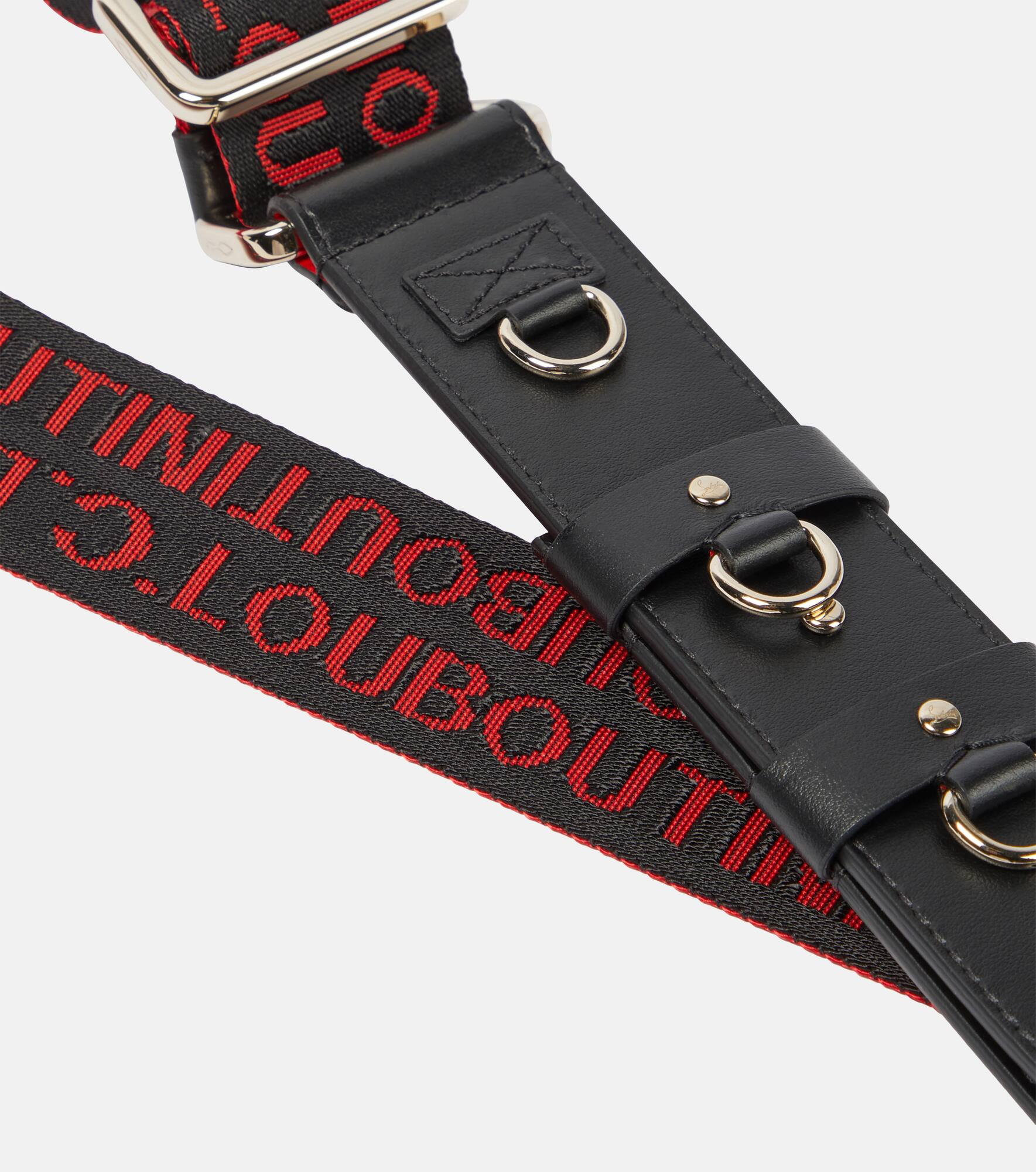 Leather-trimmed shoulder strap - 3