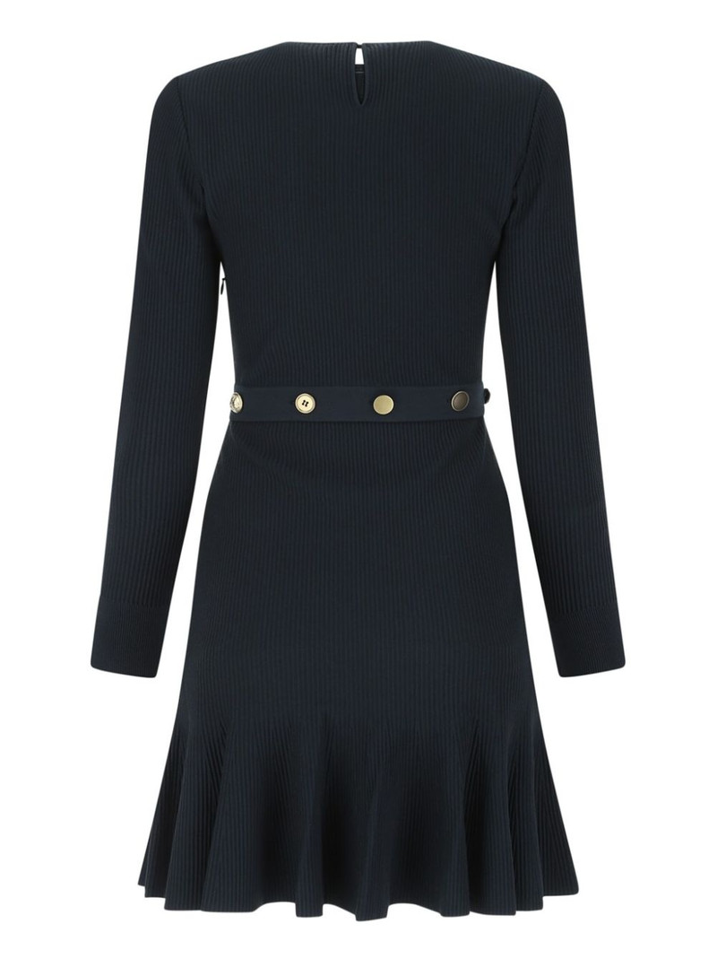 Alexander McQueen ribbed-knit mini dress outlook