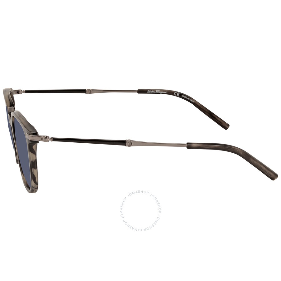 Salvatore Ferragamo Blue Square Men's Sunglasses SF1015S 003 52 - 3