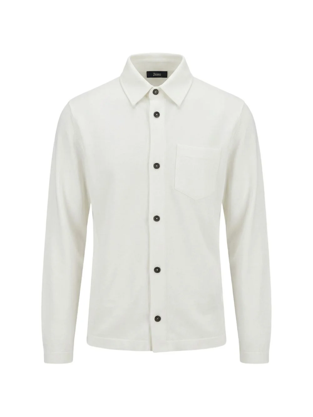 long-sleeve cotton shirt - 1
