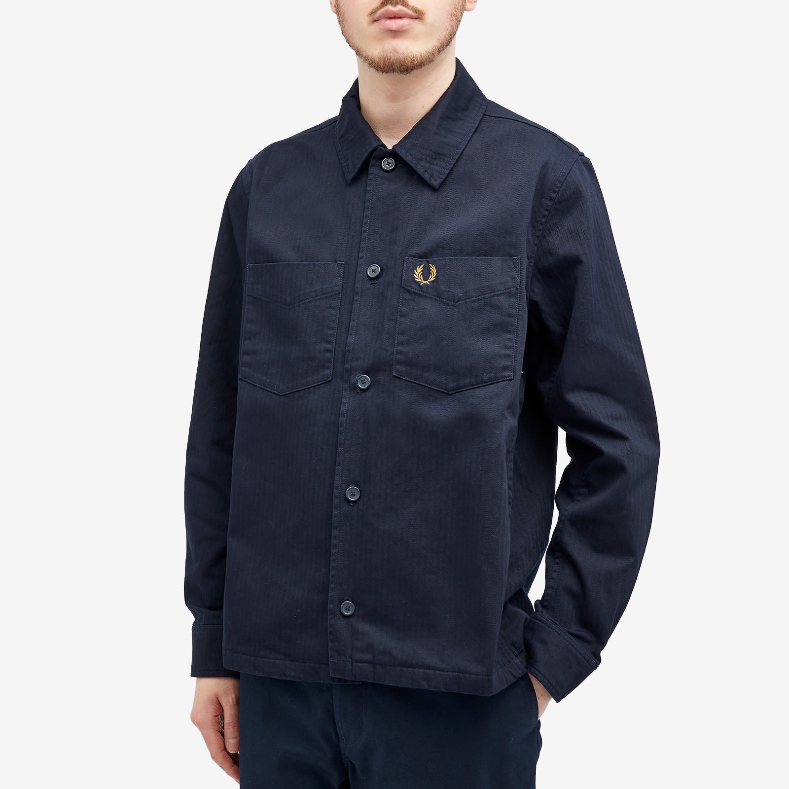 Fred Perry Herringbone Overshirt - 2