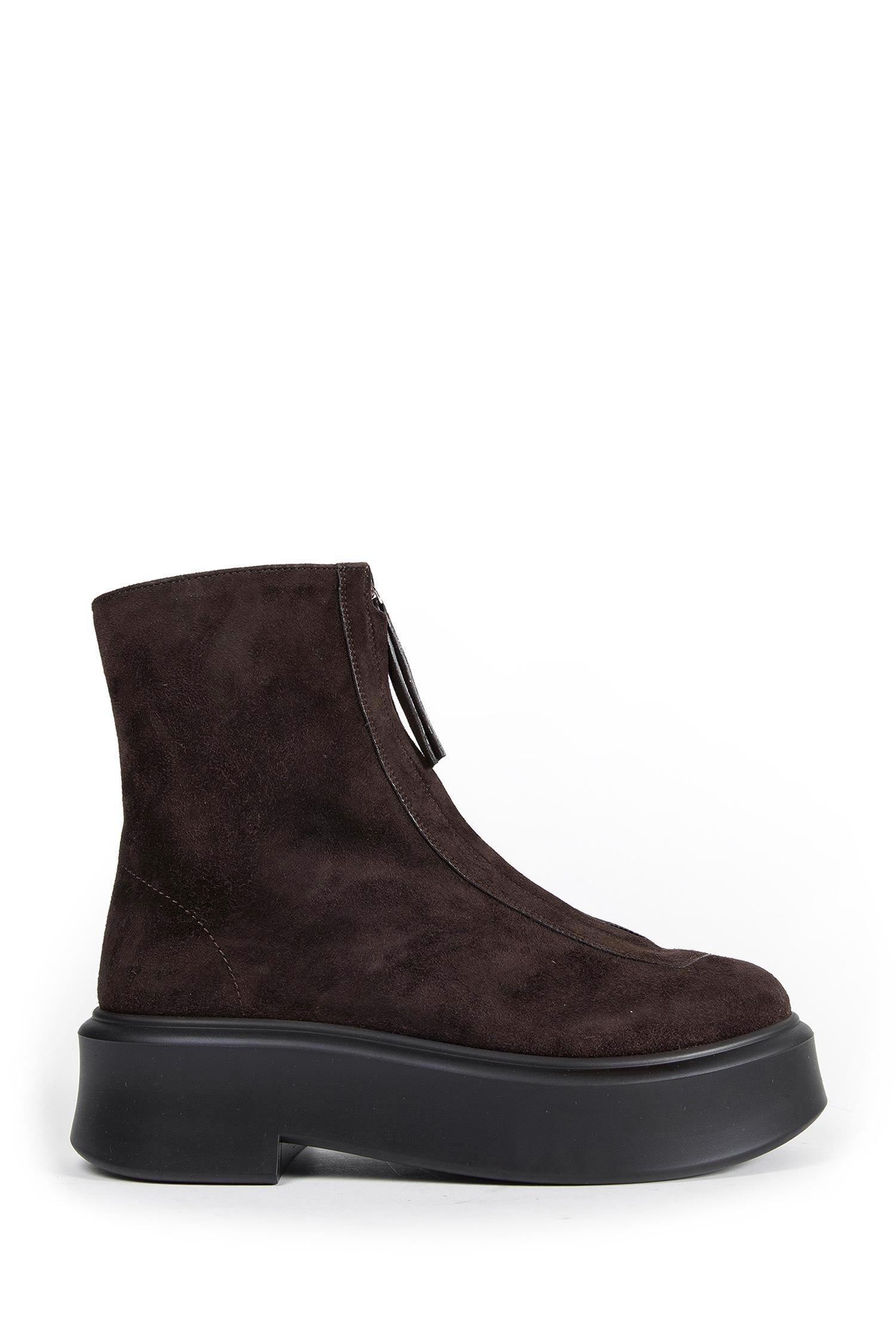 Zipped Boot In Suede - 1