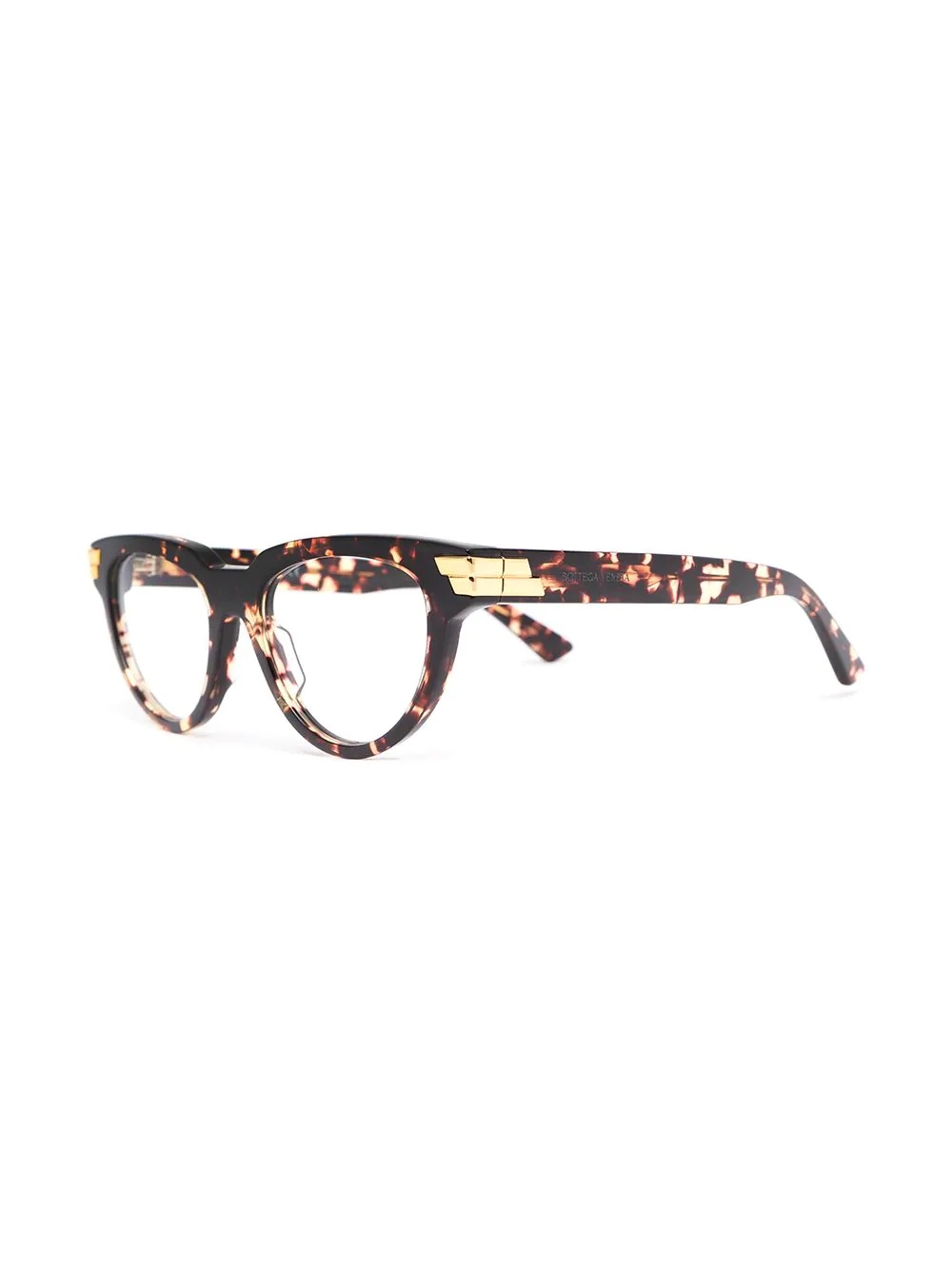 tortoiseshell cat-eye frame glasses - 2