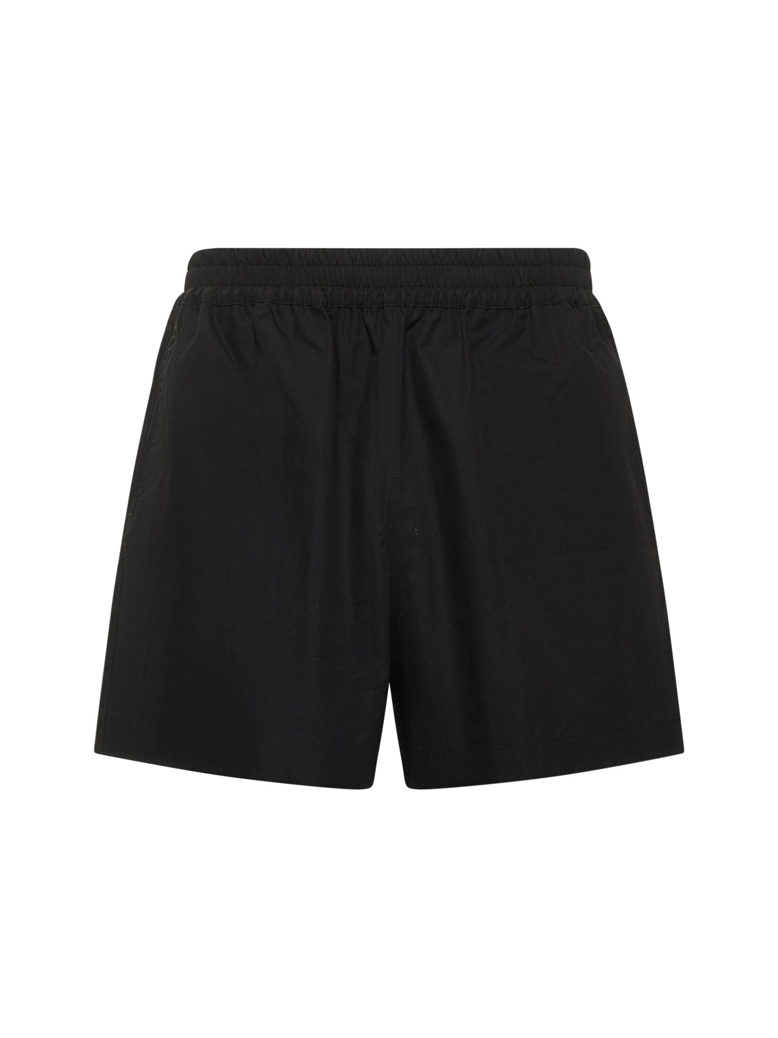 Black cotton and nylon Elio shorts - 1