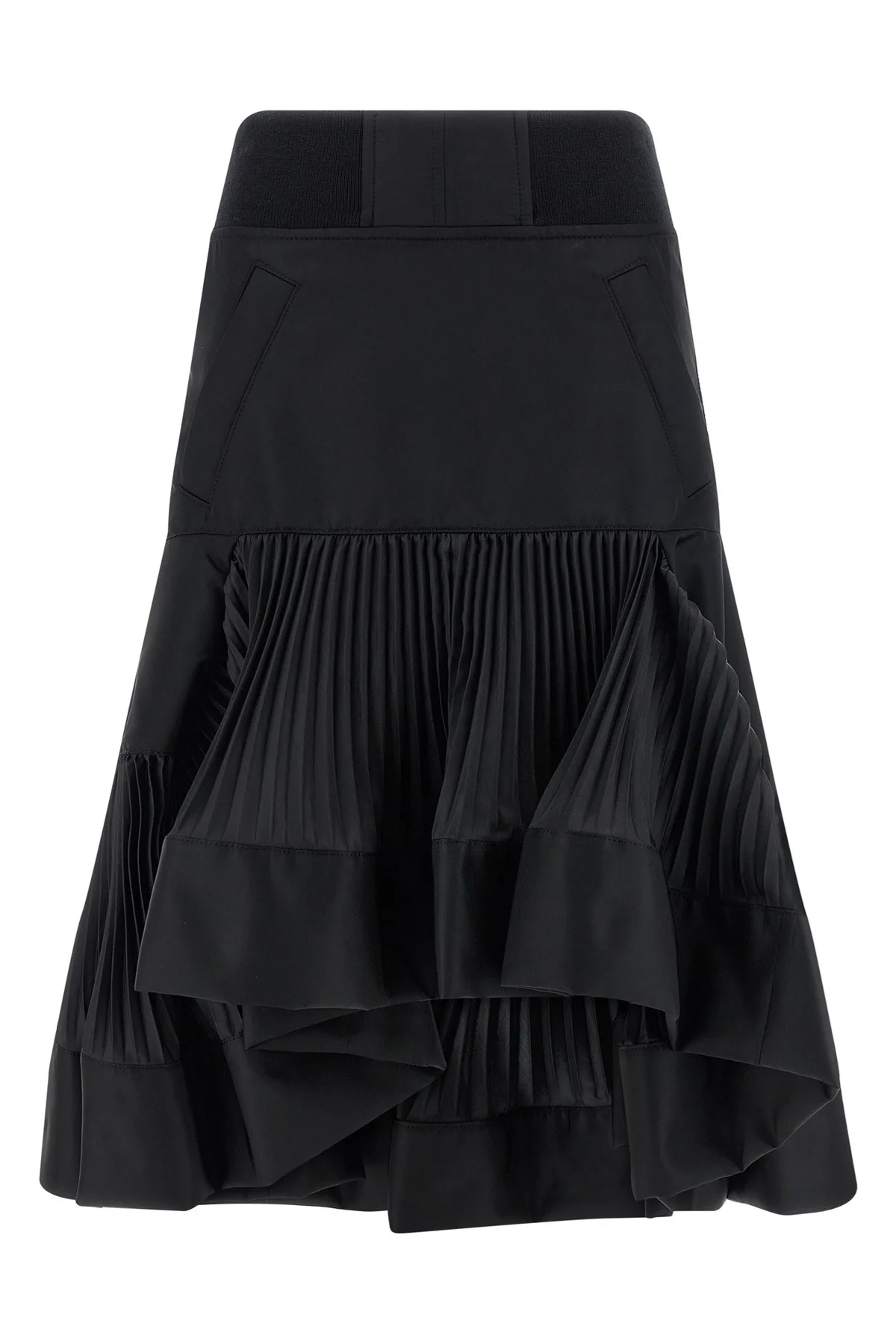 Pleated insert skirt - 1