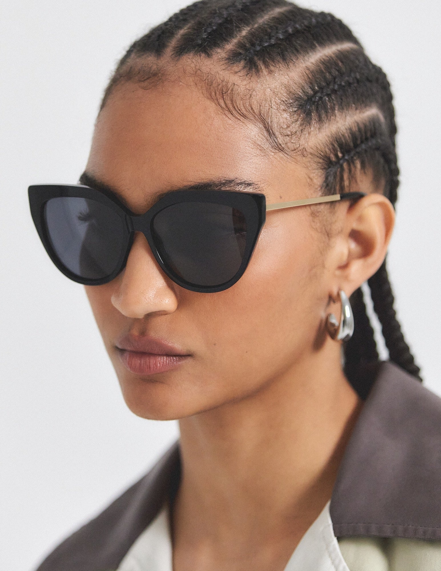 CAMPBELL CAT EYE OVERSIZED SUNGLASSES - 2