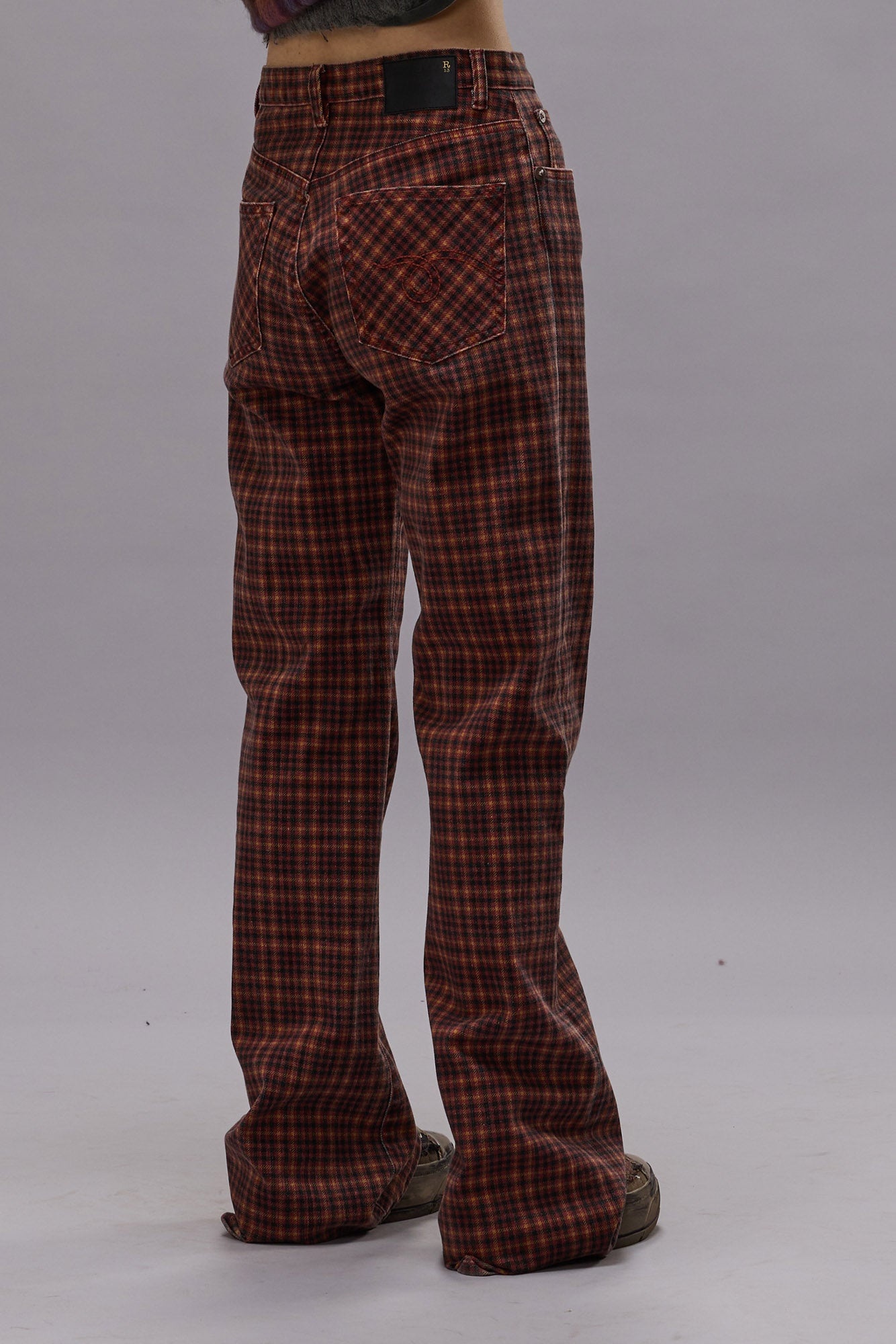 JANE JEAN - PRINTED AUBURN PLAID - R13 - 6