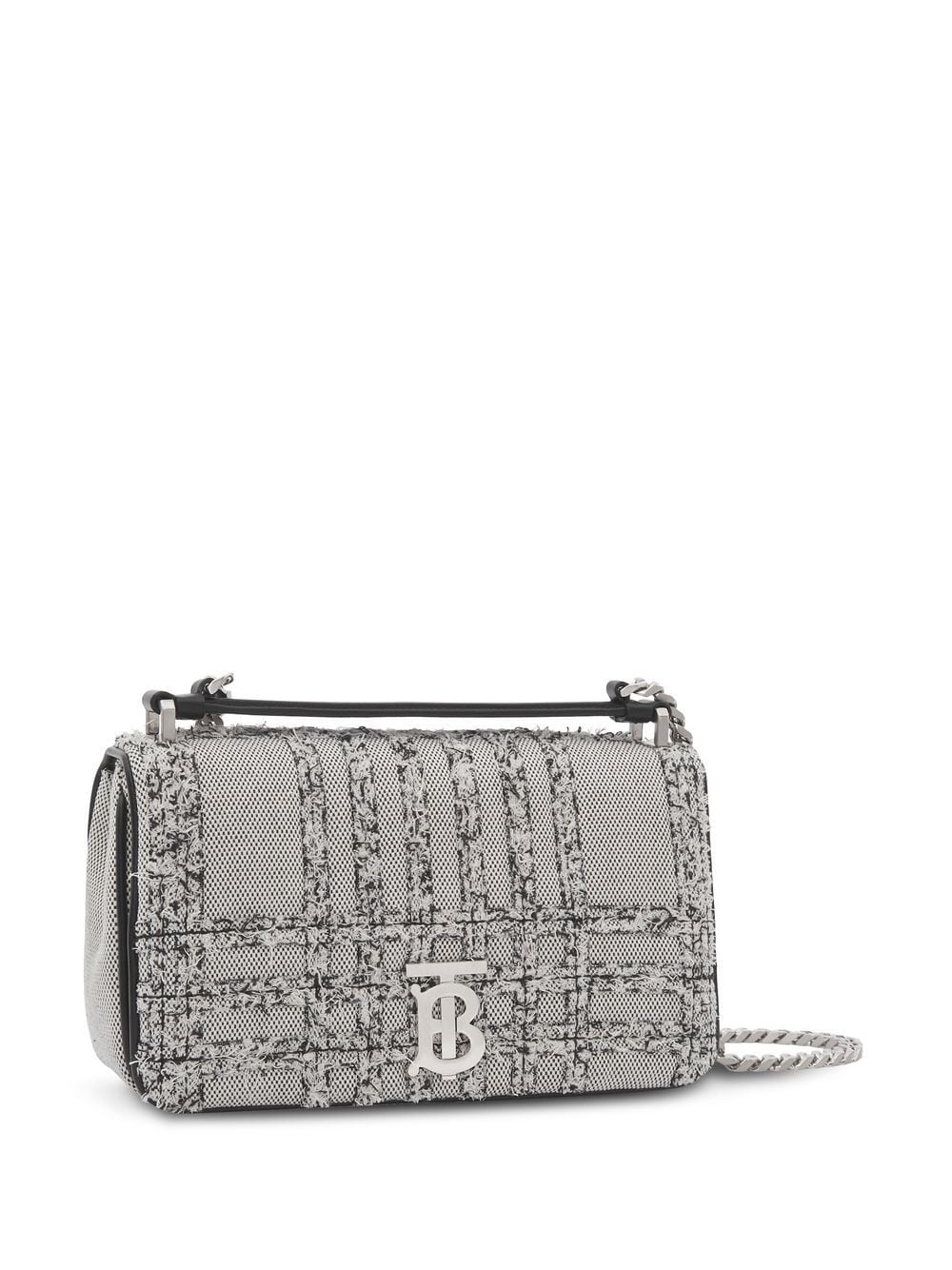 small perforated checked Lola bag - 4