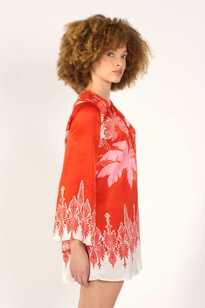 Mini Dress Gia - Coral Canopy 3