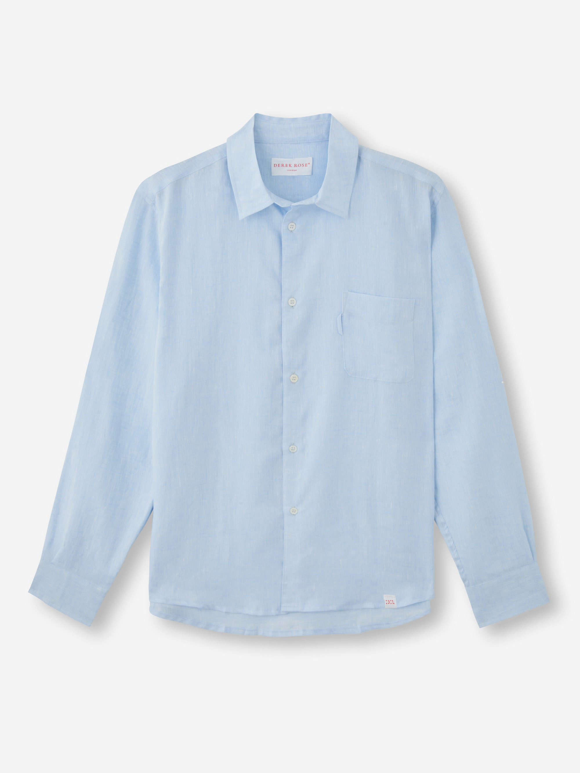 Men's Shirt Monaco Linen Sky Blue - 2