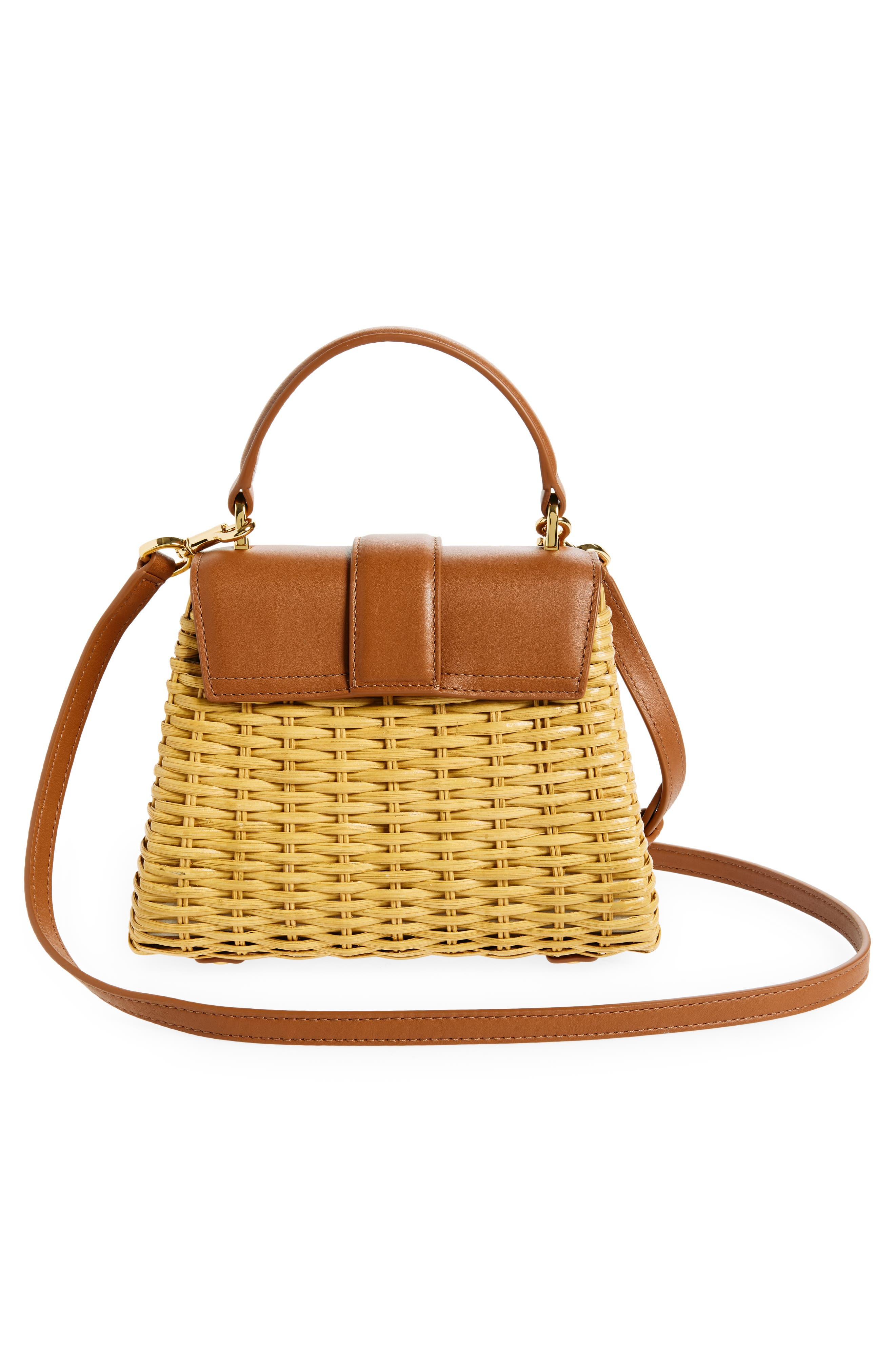 Veronica Beard Small Wicker Avenue Crossbody Bag in Hazelwood at Nordstrom - 4