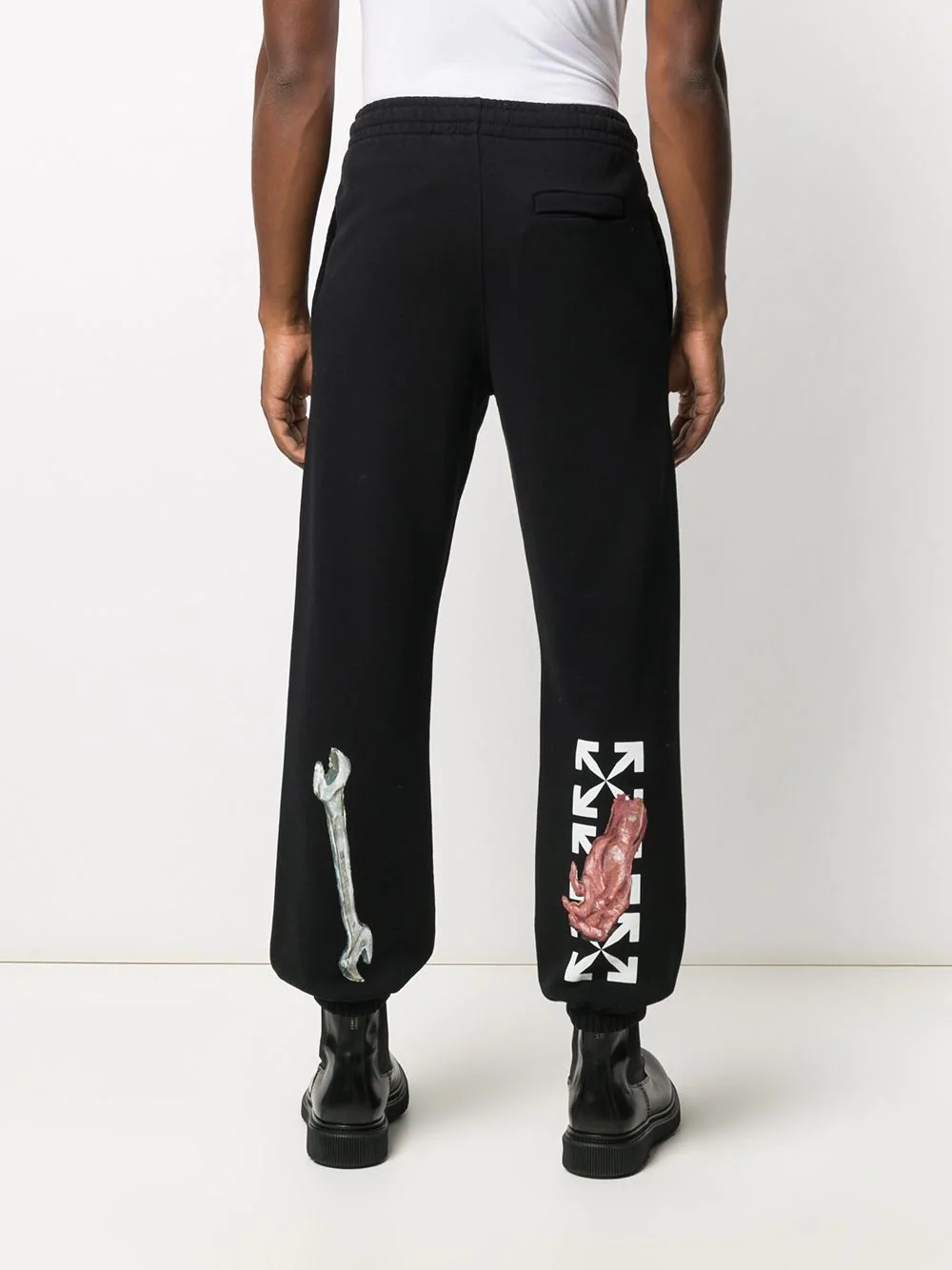 Arrows-motif printed track pants - 4