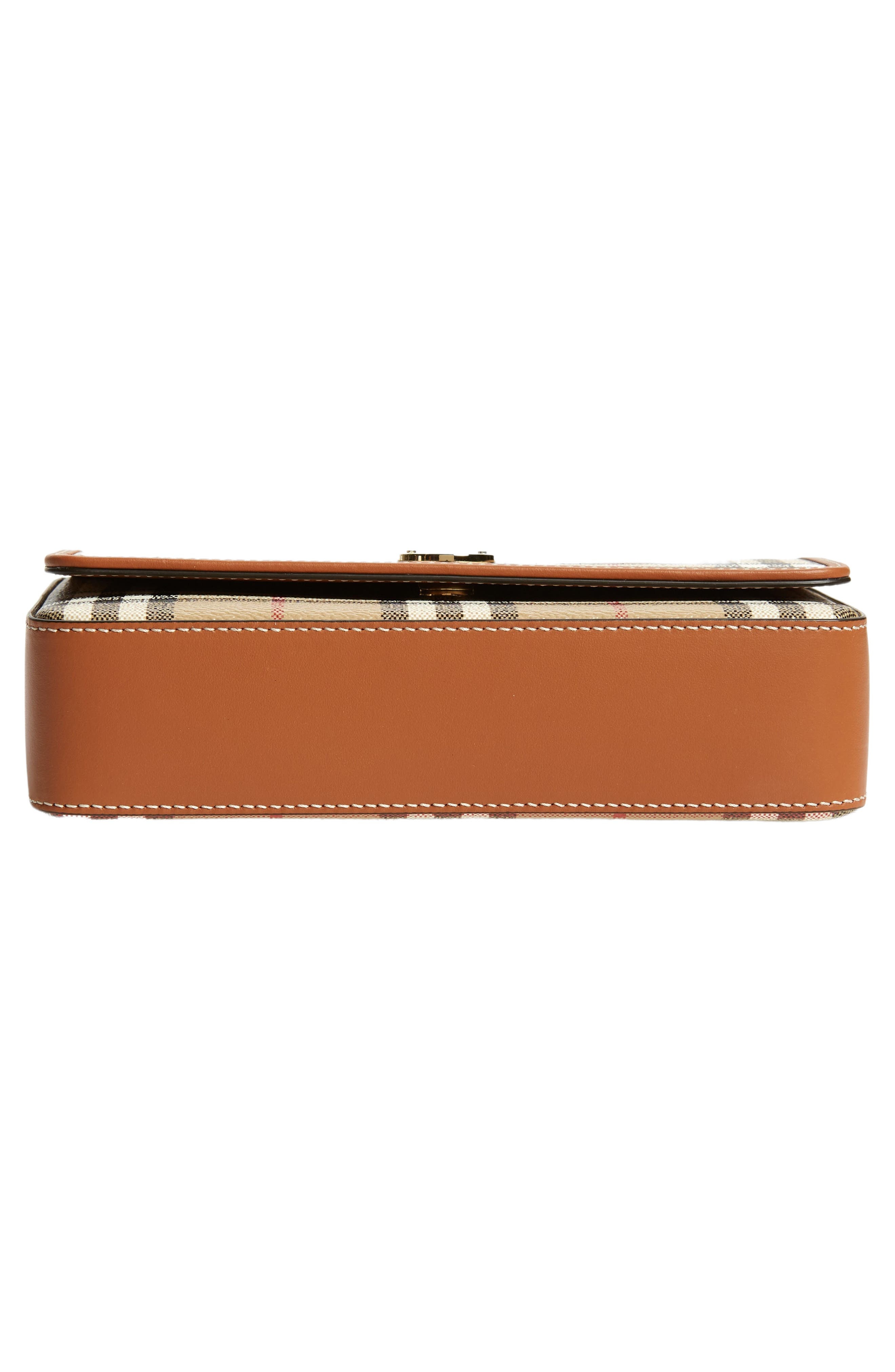 burberry Hampshire Check Crossbody Bag in Archive Beige at Nordstrom - 6