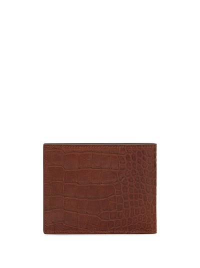 Giuseppe Zanotti croc-effect bifold wallet outlook