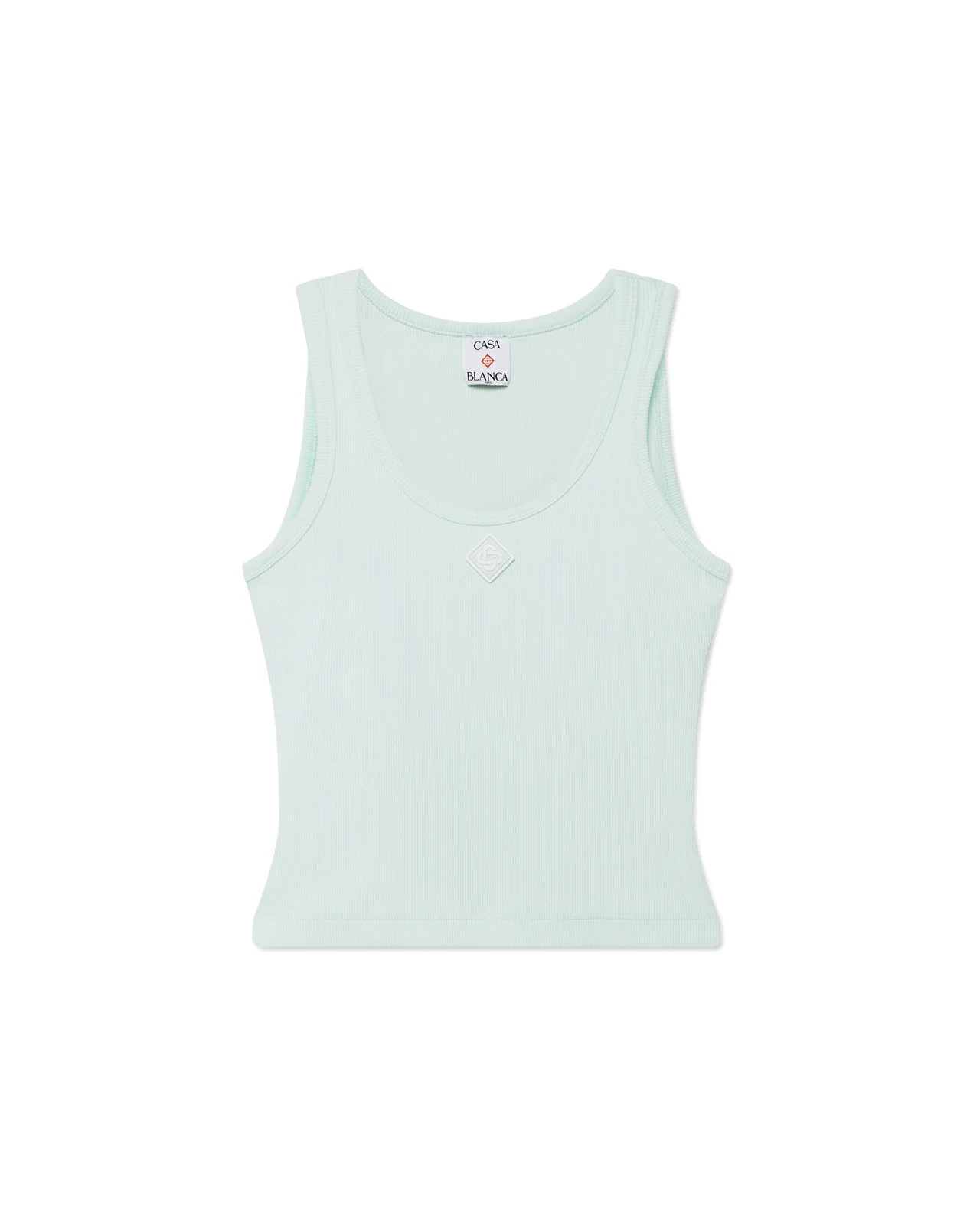 Ribbed Jersey Tank Top - 1