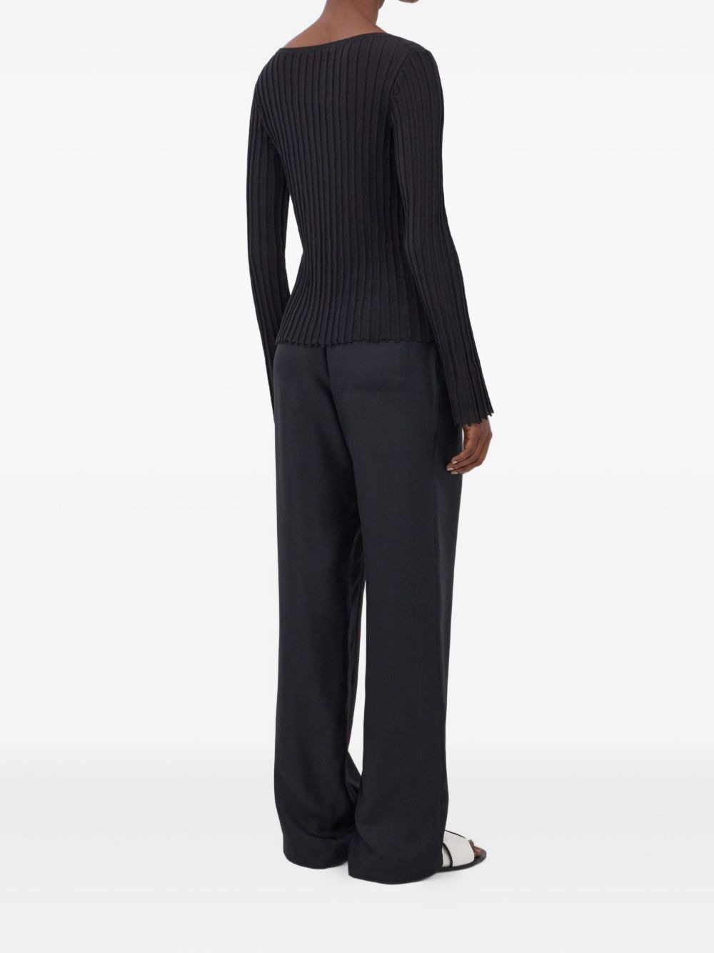 Mabille ribbed boat-neck T-shirt - 4