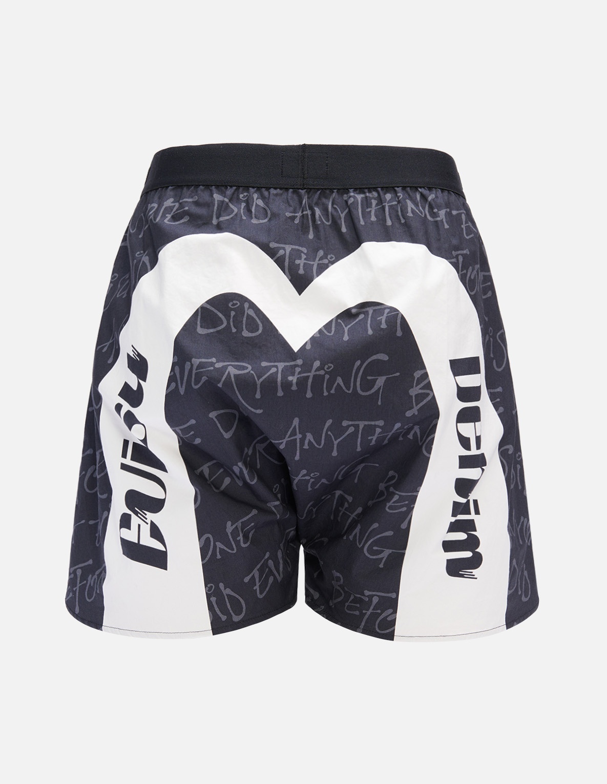 ALLOVER SLOGAN AND DAICOCK PRINT BOXER SHORTS - 2