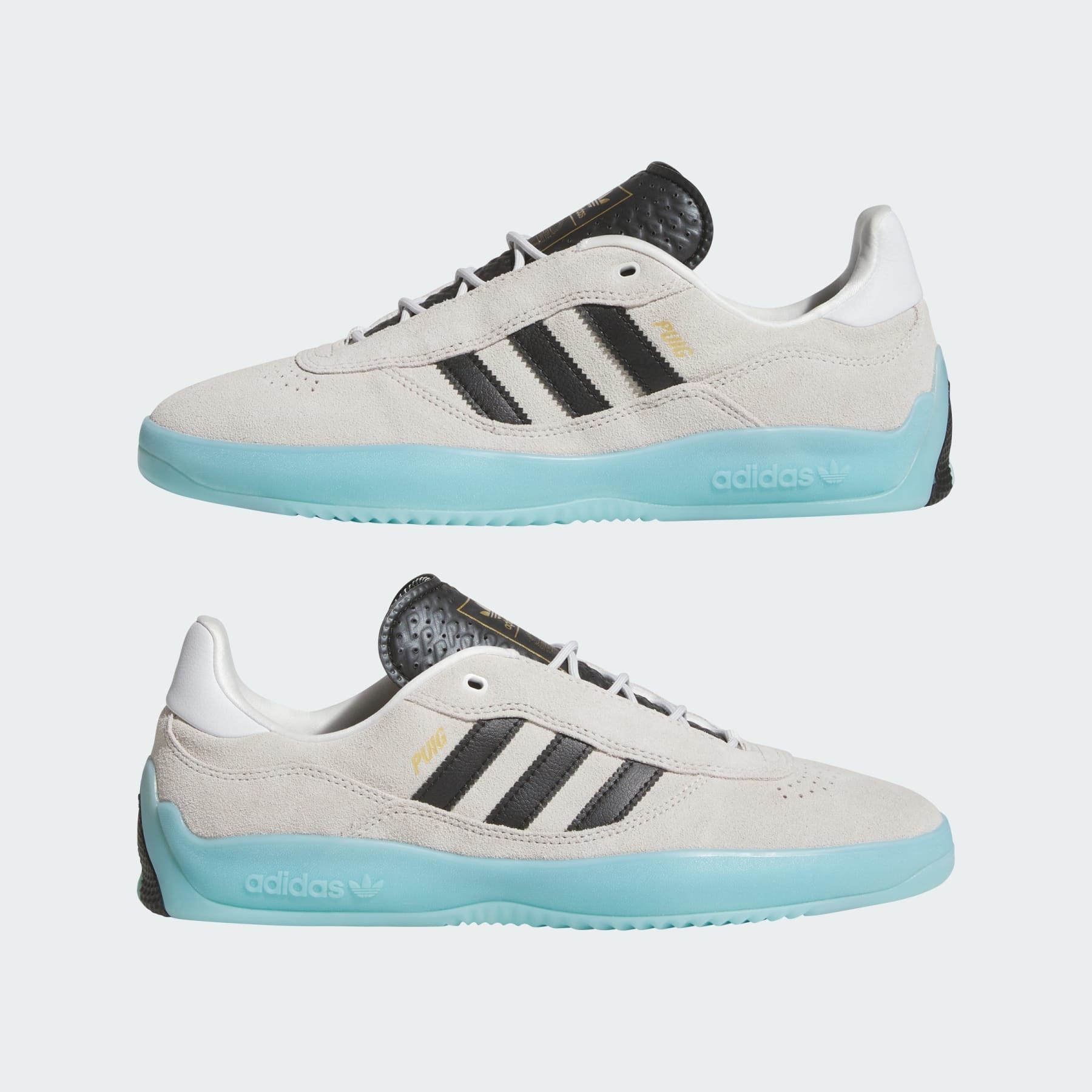 adidas gazelle silver green womens Adidas Puig Indoor Black/White SALE – 561 Skate main image 1