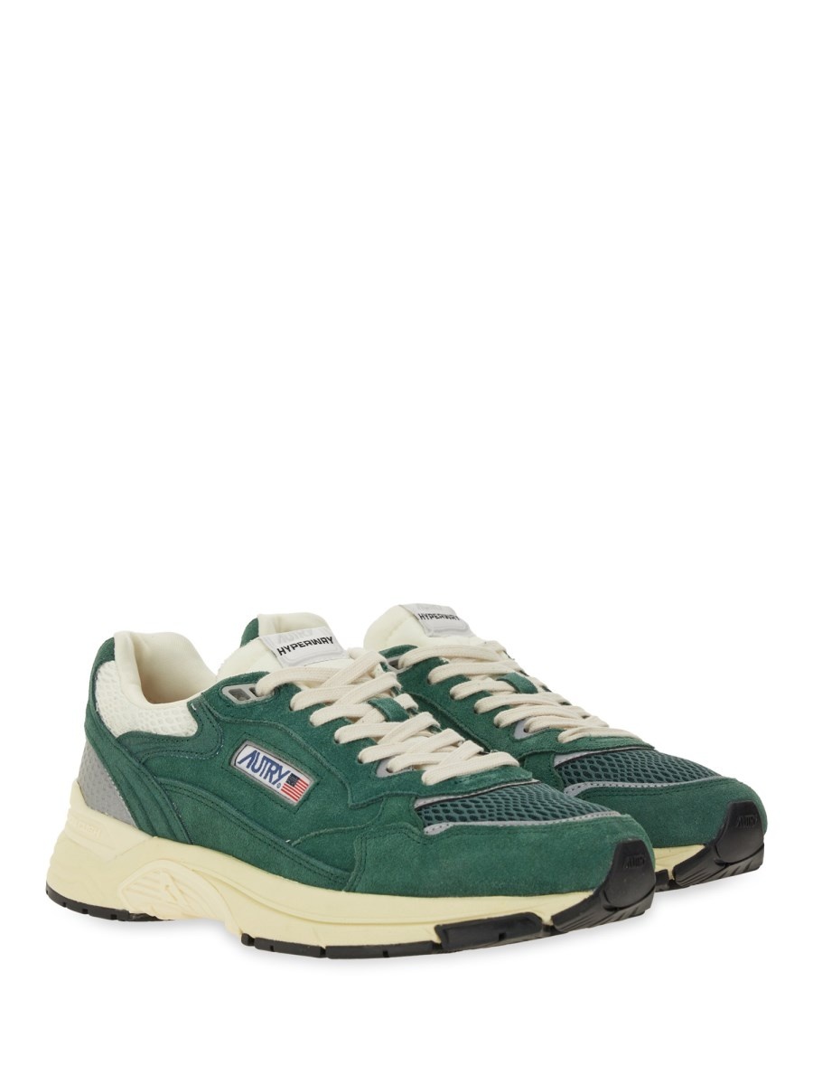 HYPERWAY MESH AND SUEDE SNEAKER - 2