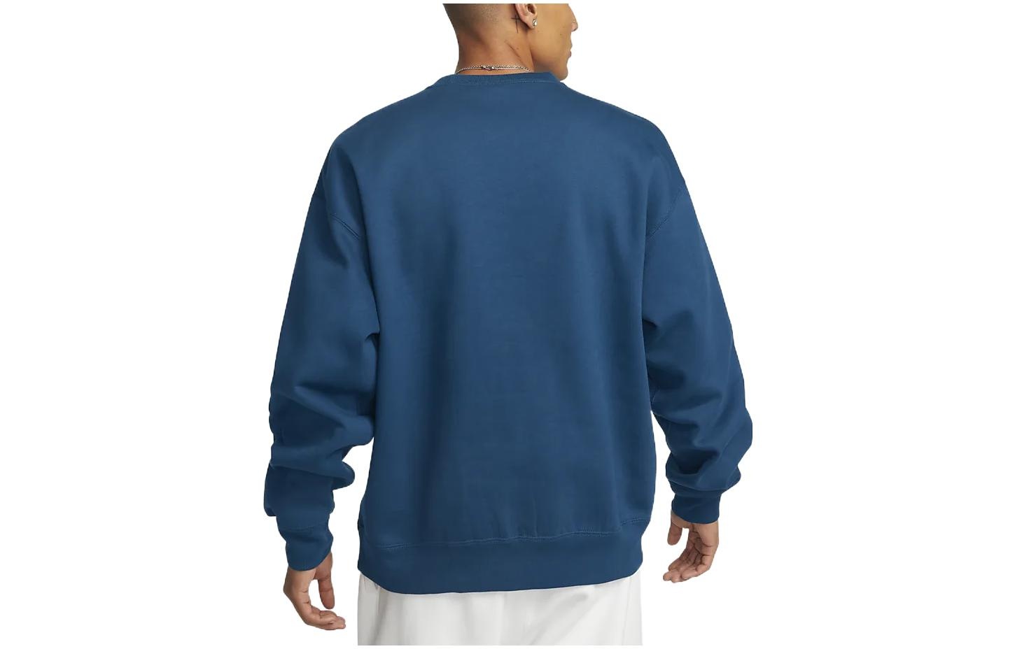 Nike Solo Swoosh Crewneck Sweatshirt Blue CV0554-460 - 2