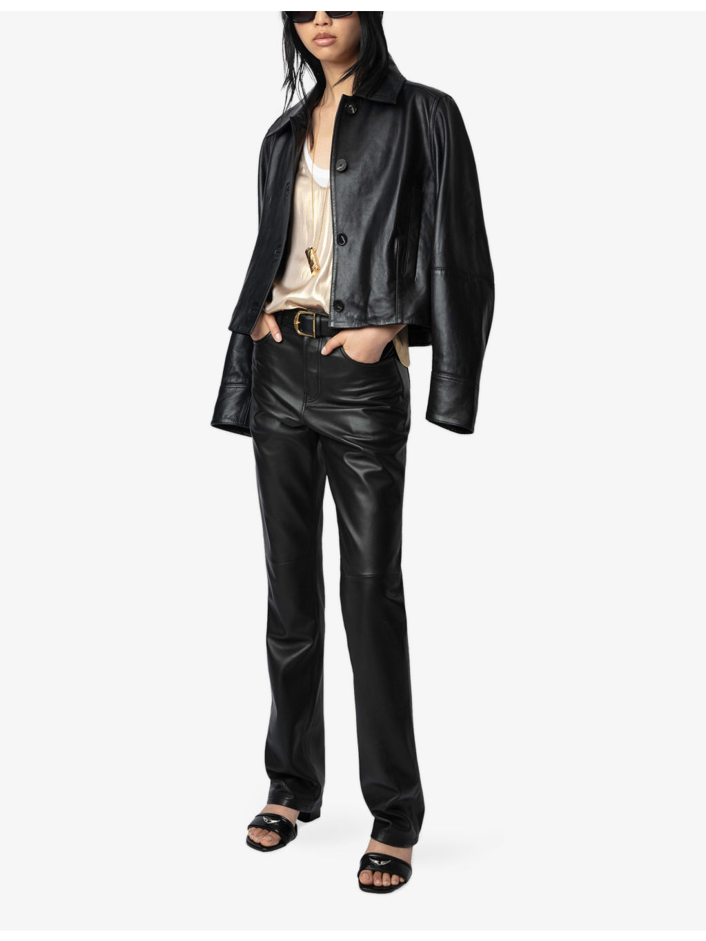 Tarys Iridescent Satin Top - 2