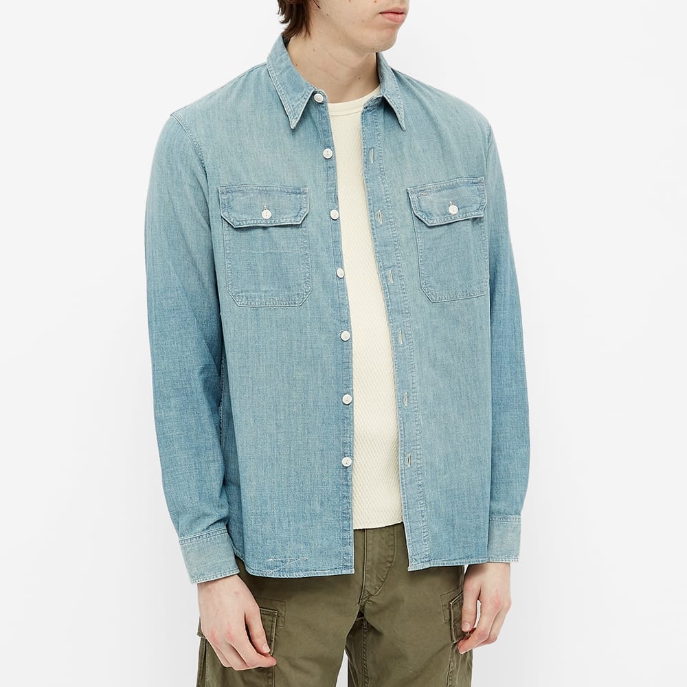 RRL Illinois Denim Shirt - 5