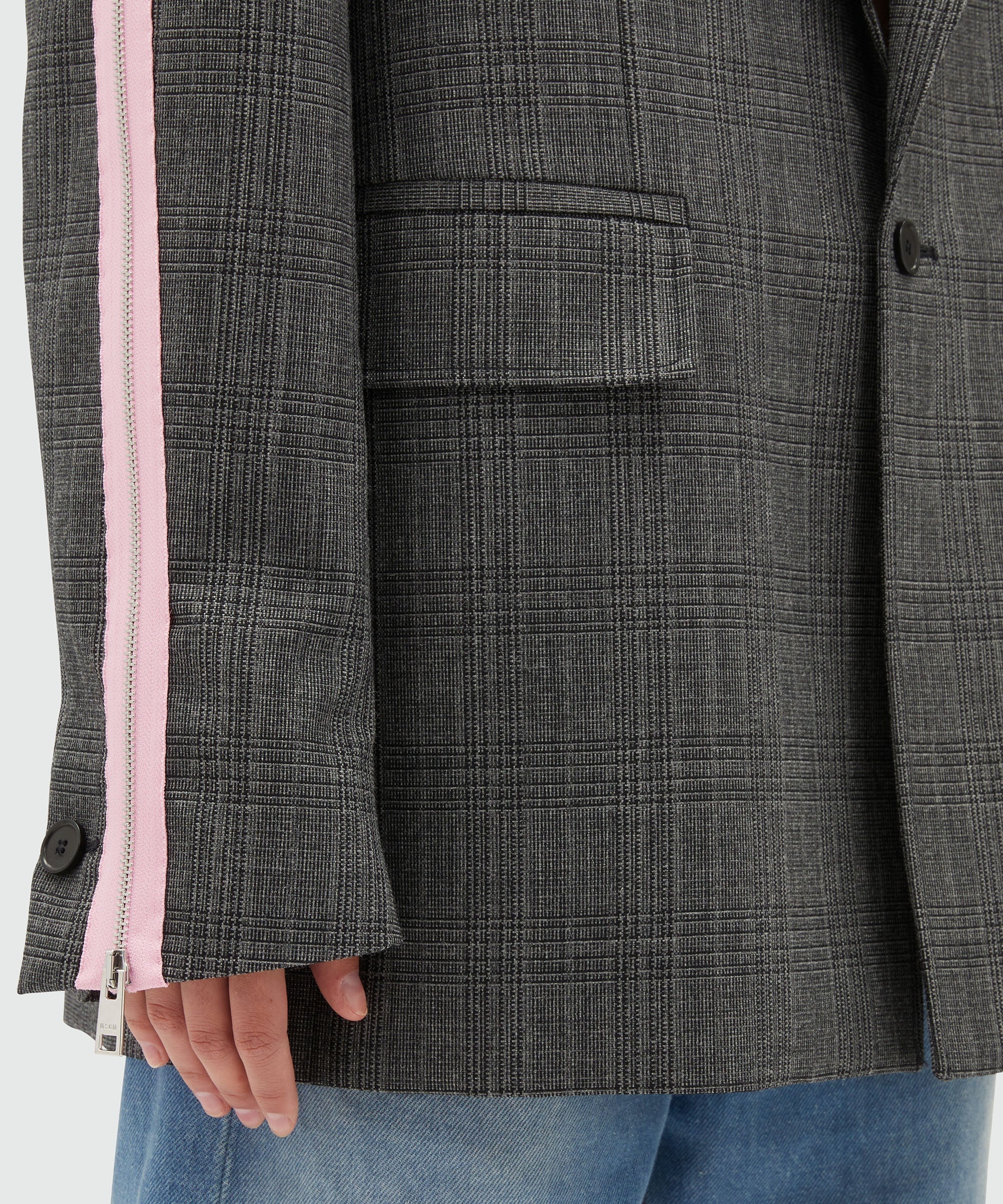 "MSGM Tailoring" wool Prince of Wales jacket - 5