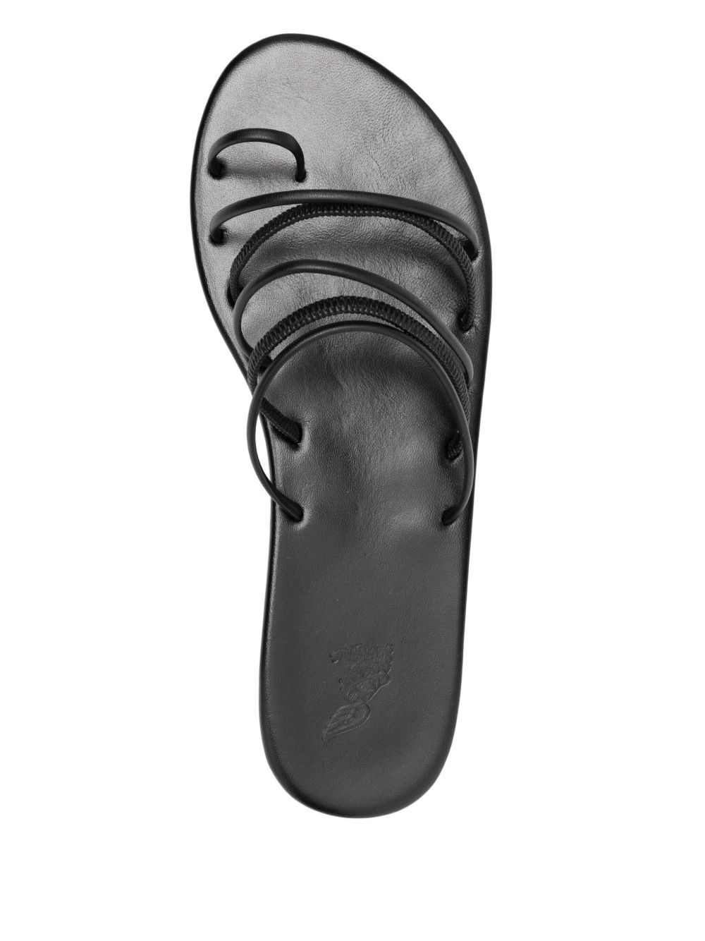 multi-strap leather sandals - 4